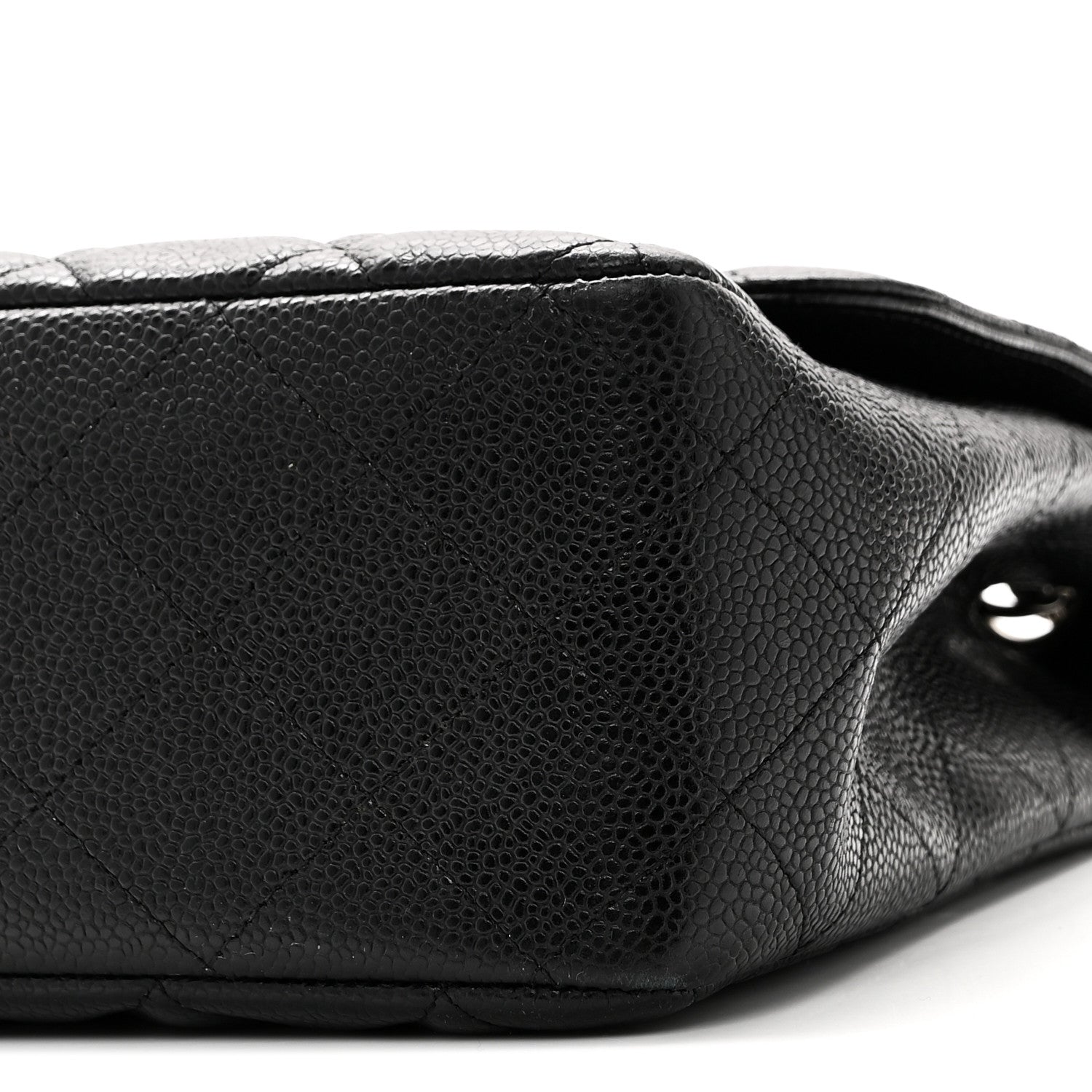 Caviar Quilted Jumbo Single Flap Black