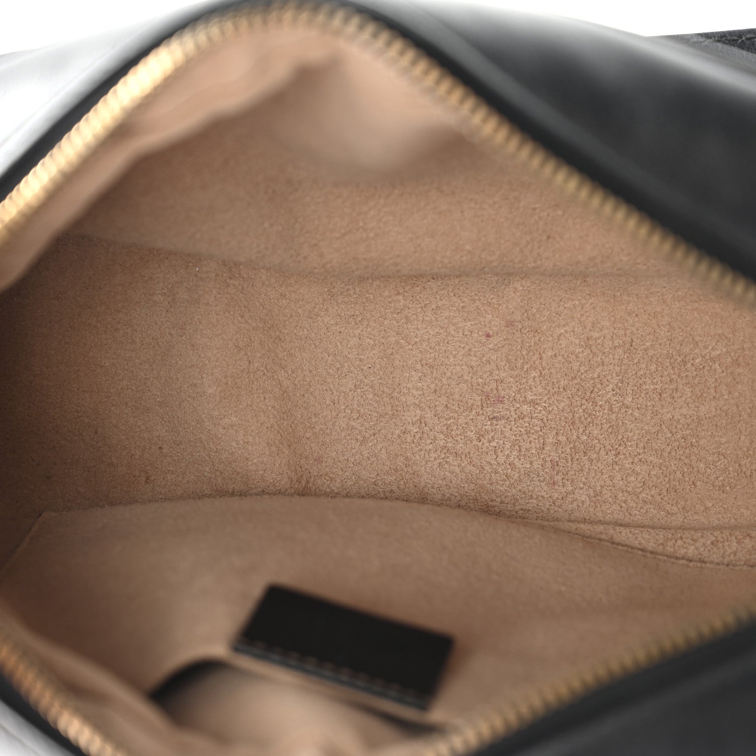 Calfskin Matelasse Small GG Marmont Chain Shoulder Bag Black