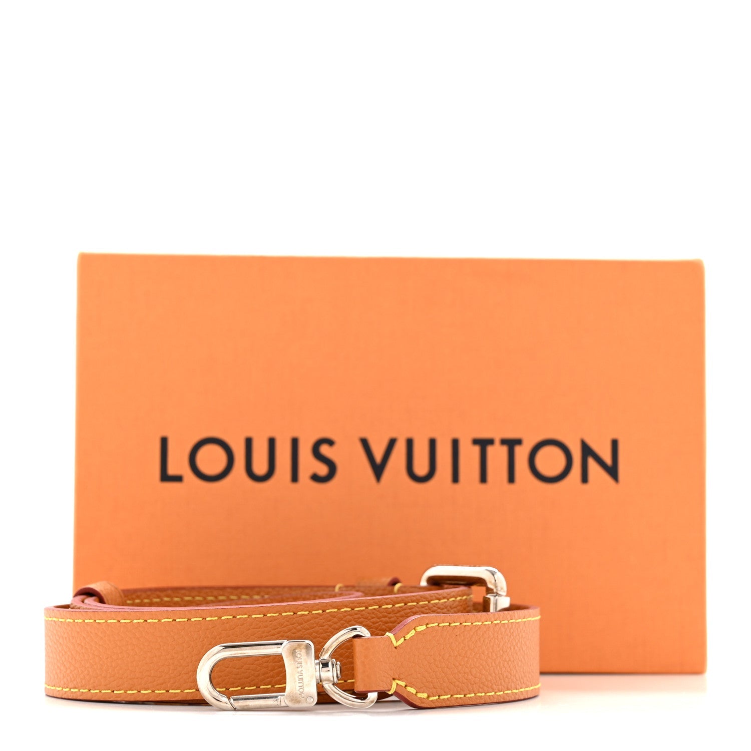 Grained Calfskin Marelle Strap Honey Miel