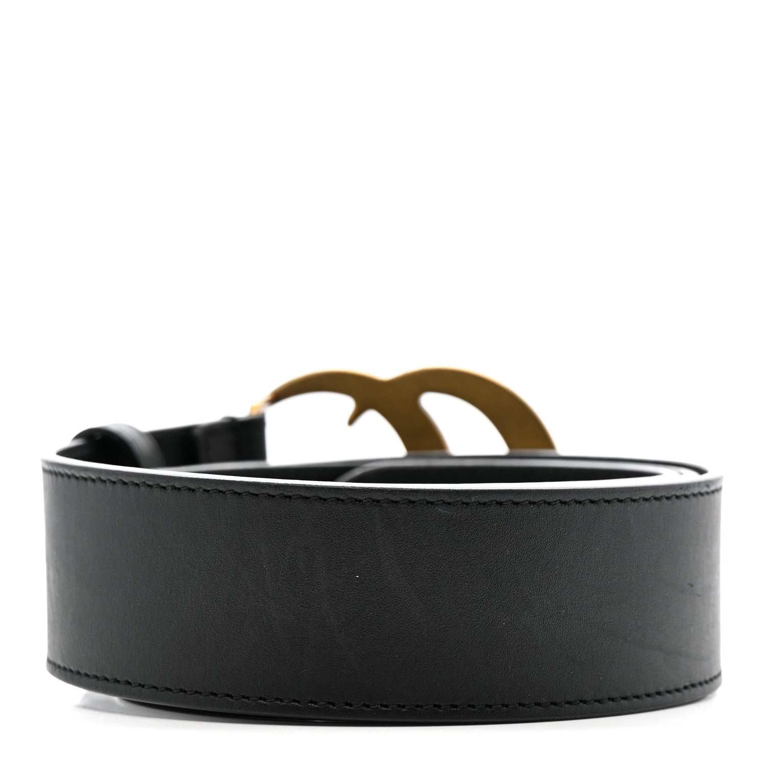 Calfskin Double G 85 34 Belt Black