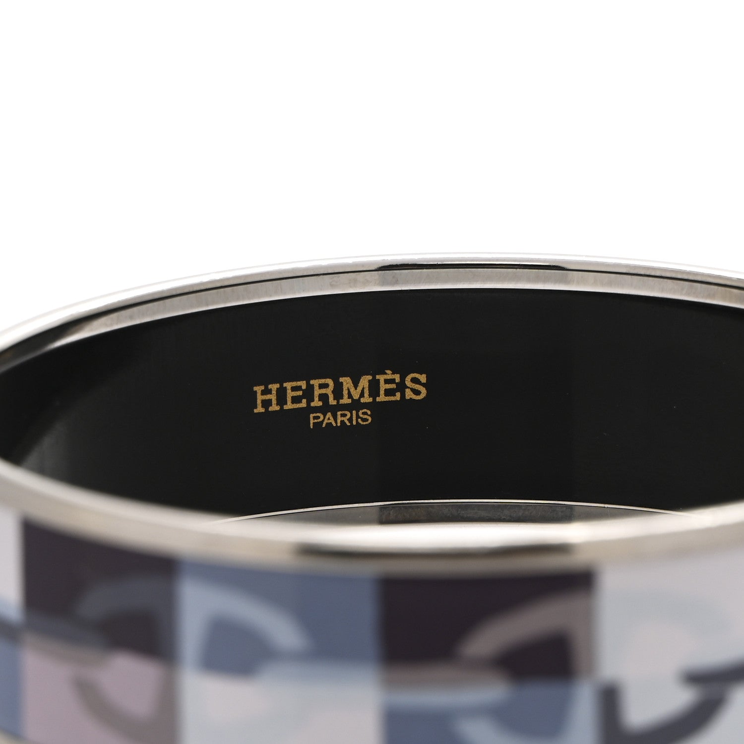 Enamel Printed Optique Chaine D'Ancre Wide Bracelet 65
