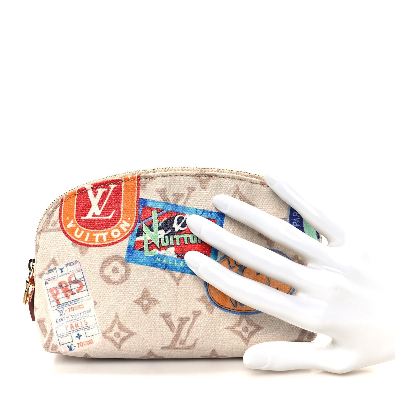 Monogram Flight Mode Cosmetic Pouch Dune