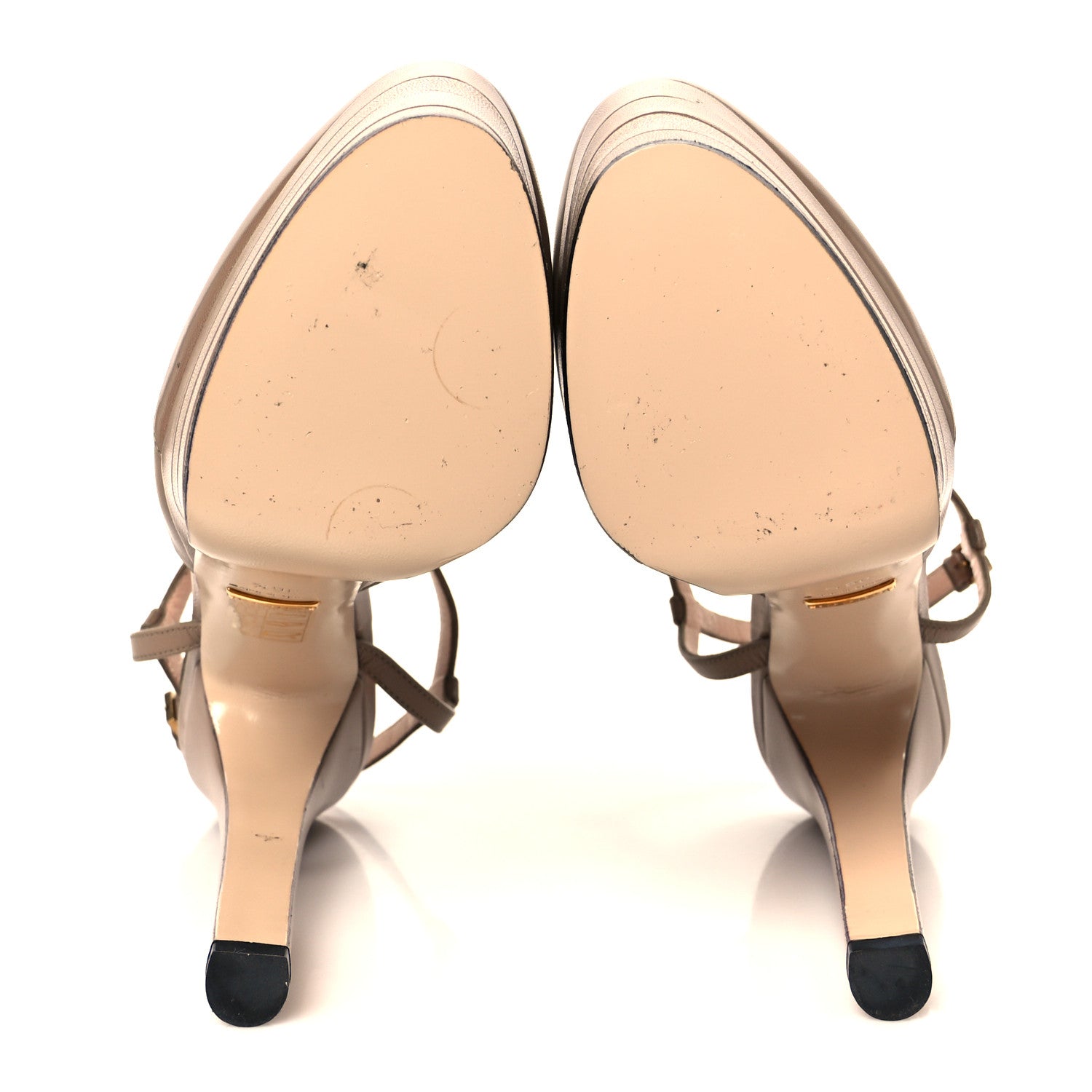 Malaga Kid Angel T-Strap Platform High Heel Pumps 36.5 Porcelain Rose