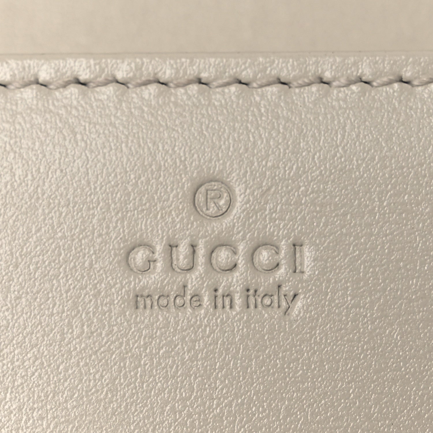 Boarded Plutone Calfskin Horsebit 1955 Wallet On Chain Mystic White
