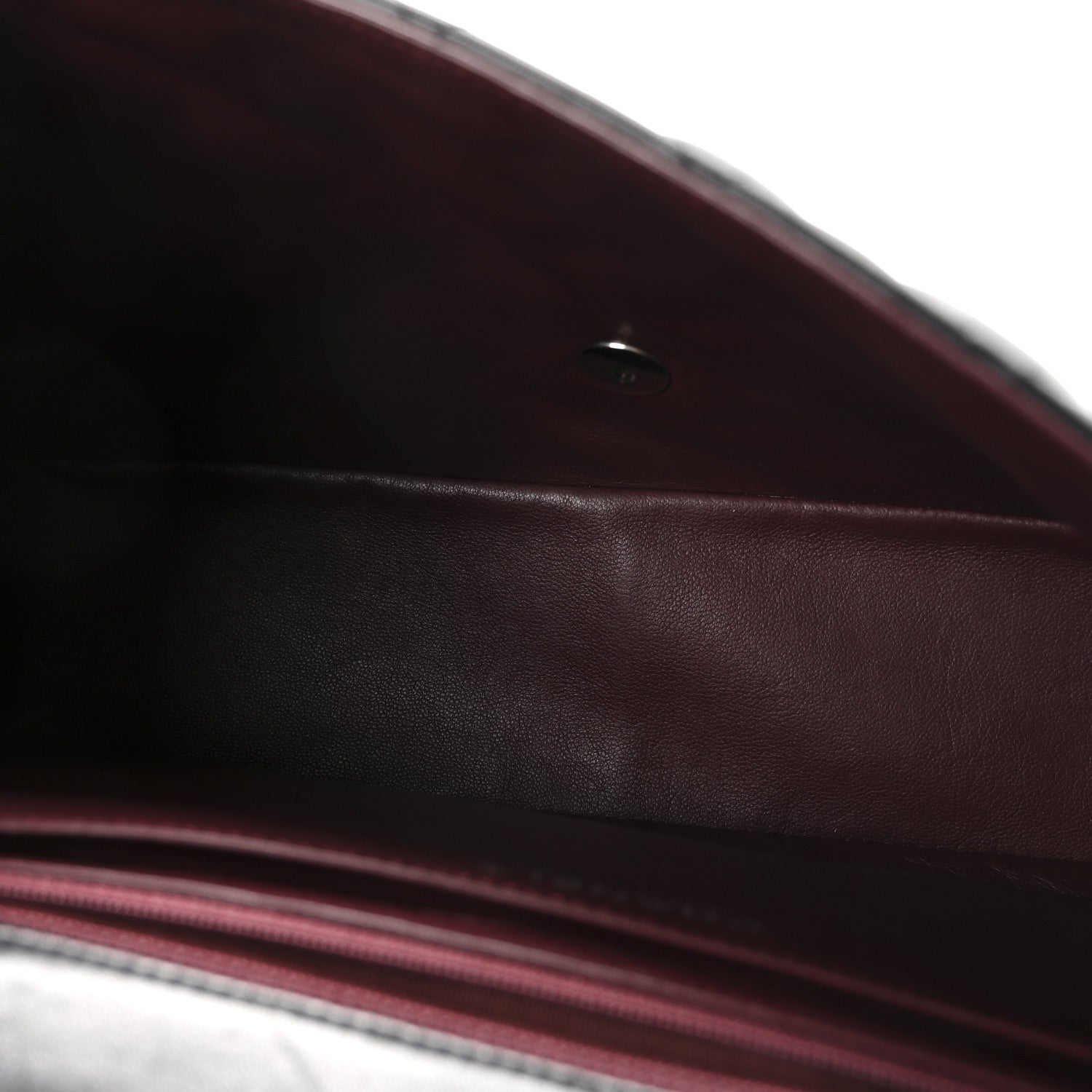 Lambskin Quilted Jumbo Single Flap Black