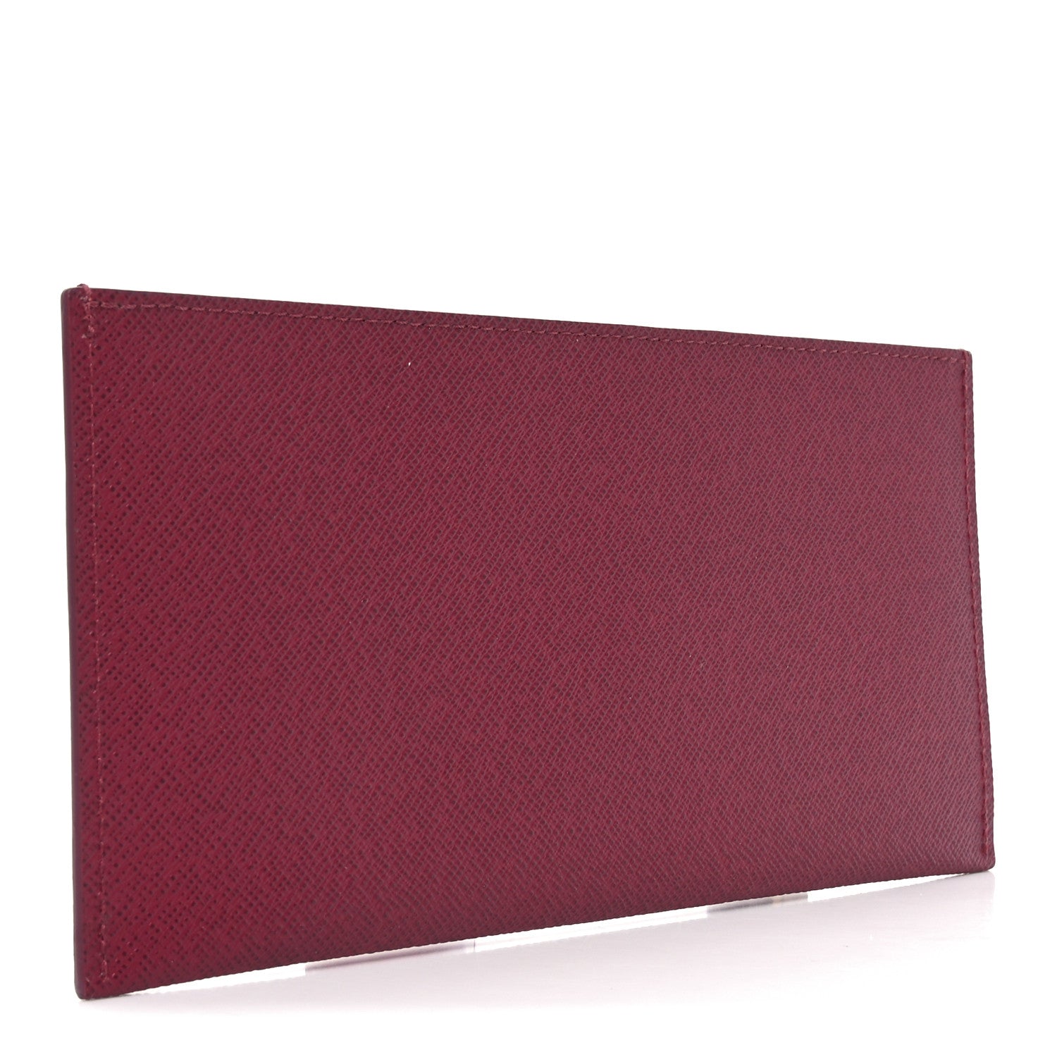 Calfskin Felicie Card Holder Insert Fuchsia