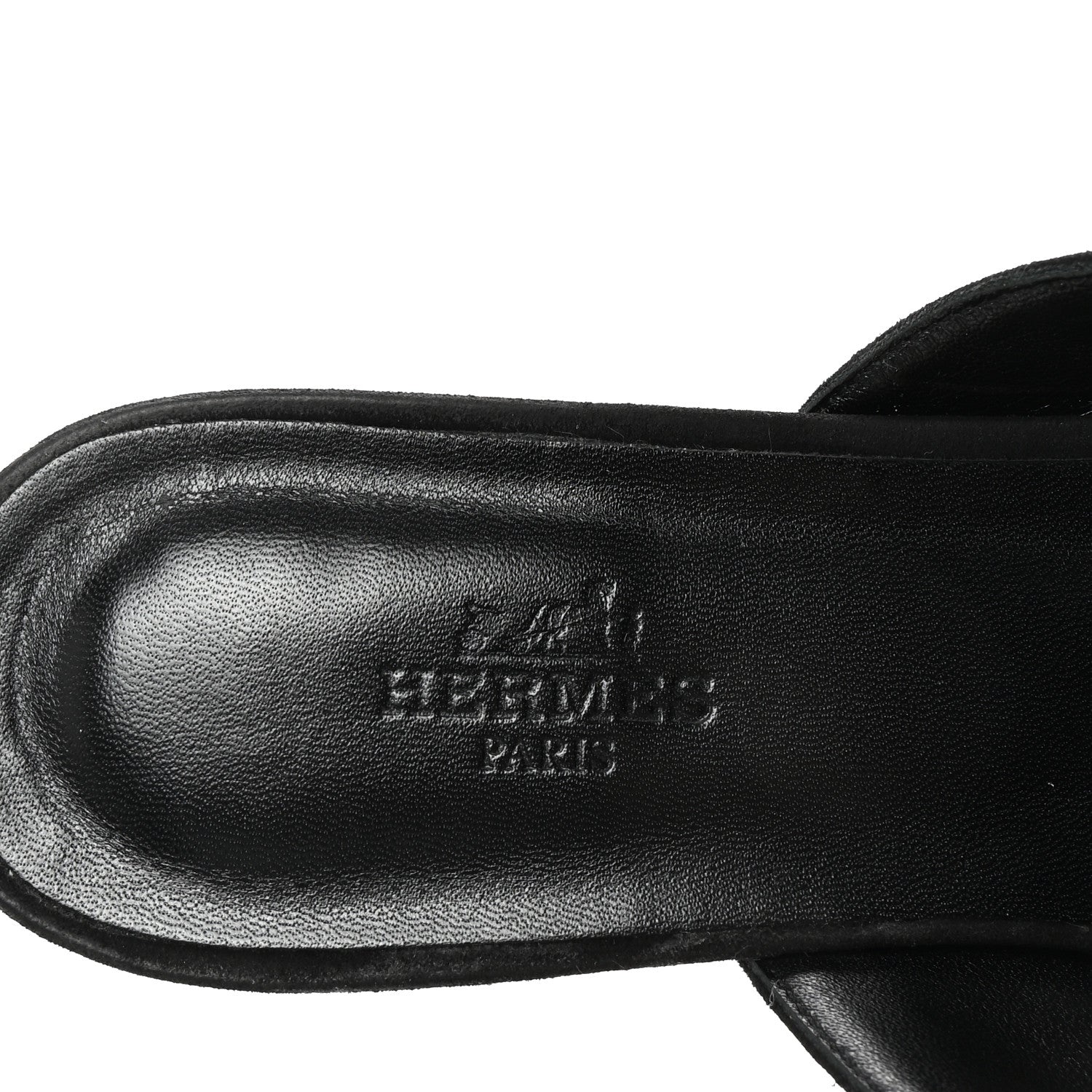 Velvet Goatskin Crystal Beauty Mules 39 Black