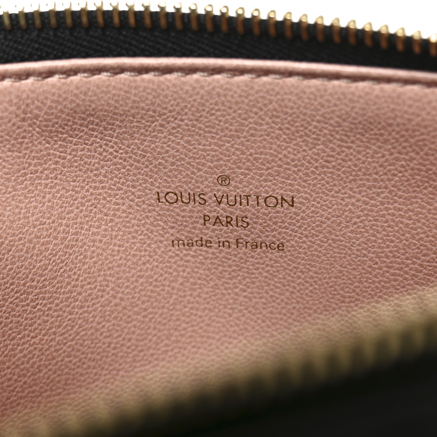 Lambskin Embossed Monogram Coussin PM Black