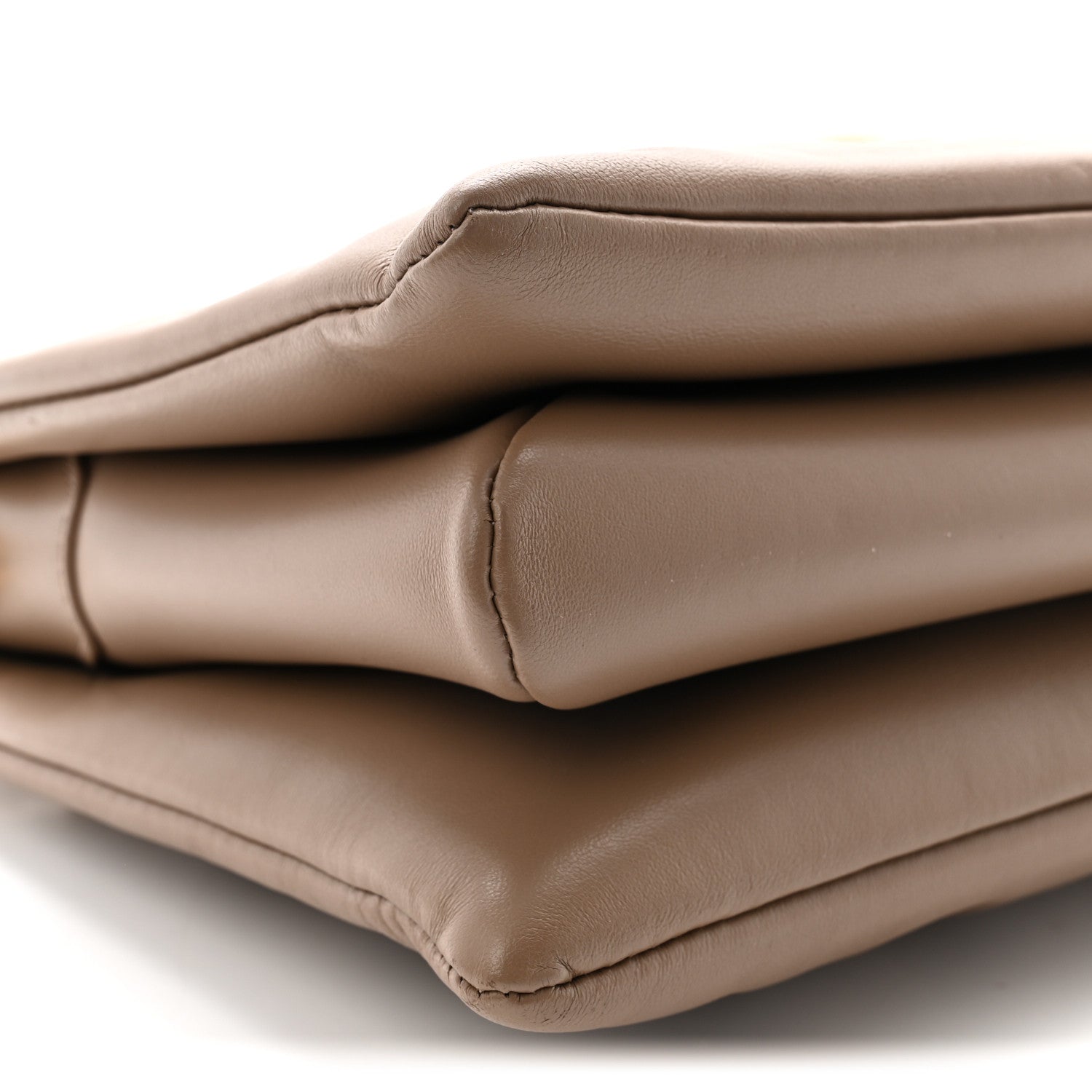 Lambskin Embossed Monogram Coussin PM Taupe