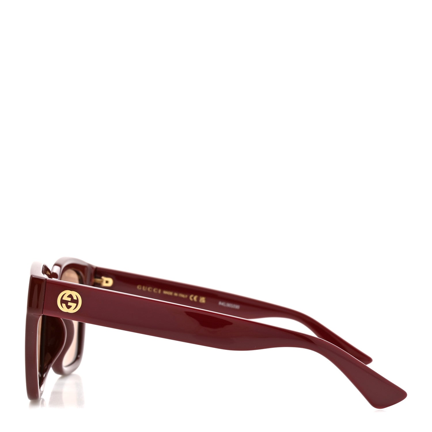 Acetate Square Frame Sunglasses GG1338SK Red