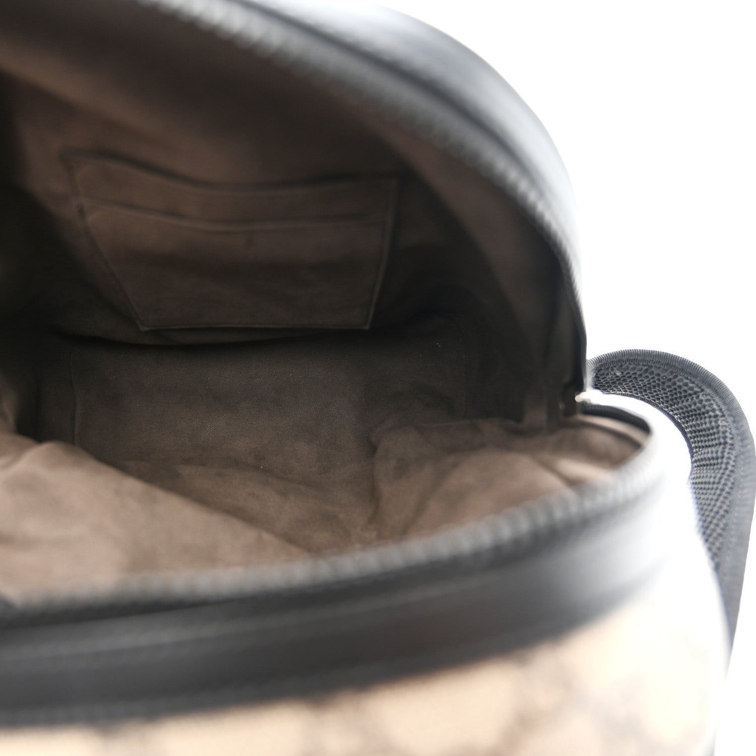 GG Supreme Monogram Small Eden Day Backpack Black