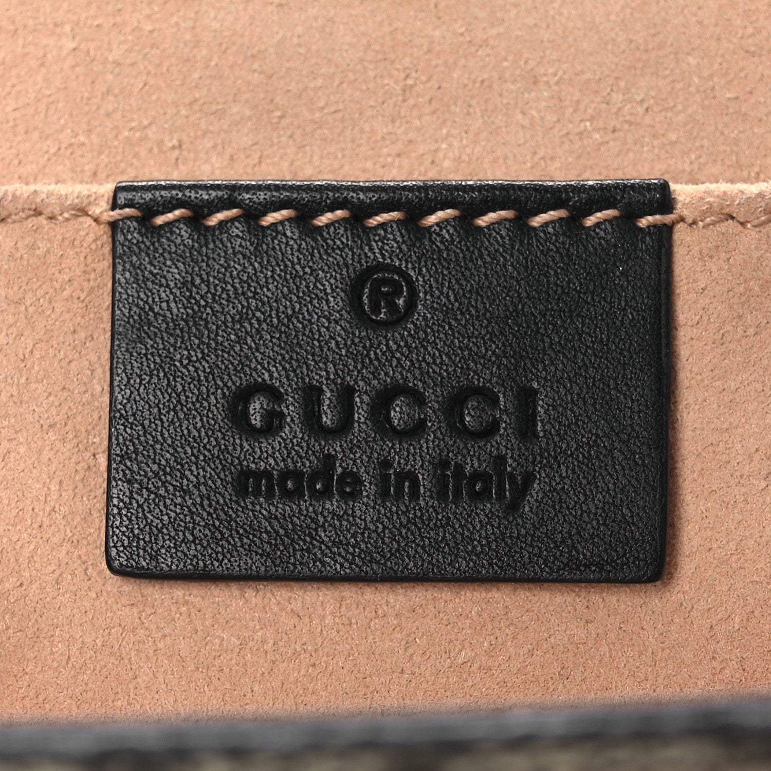 GG Supreme Monogram Bees Small Padlock Shoulder Bag Black