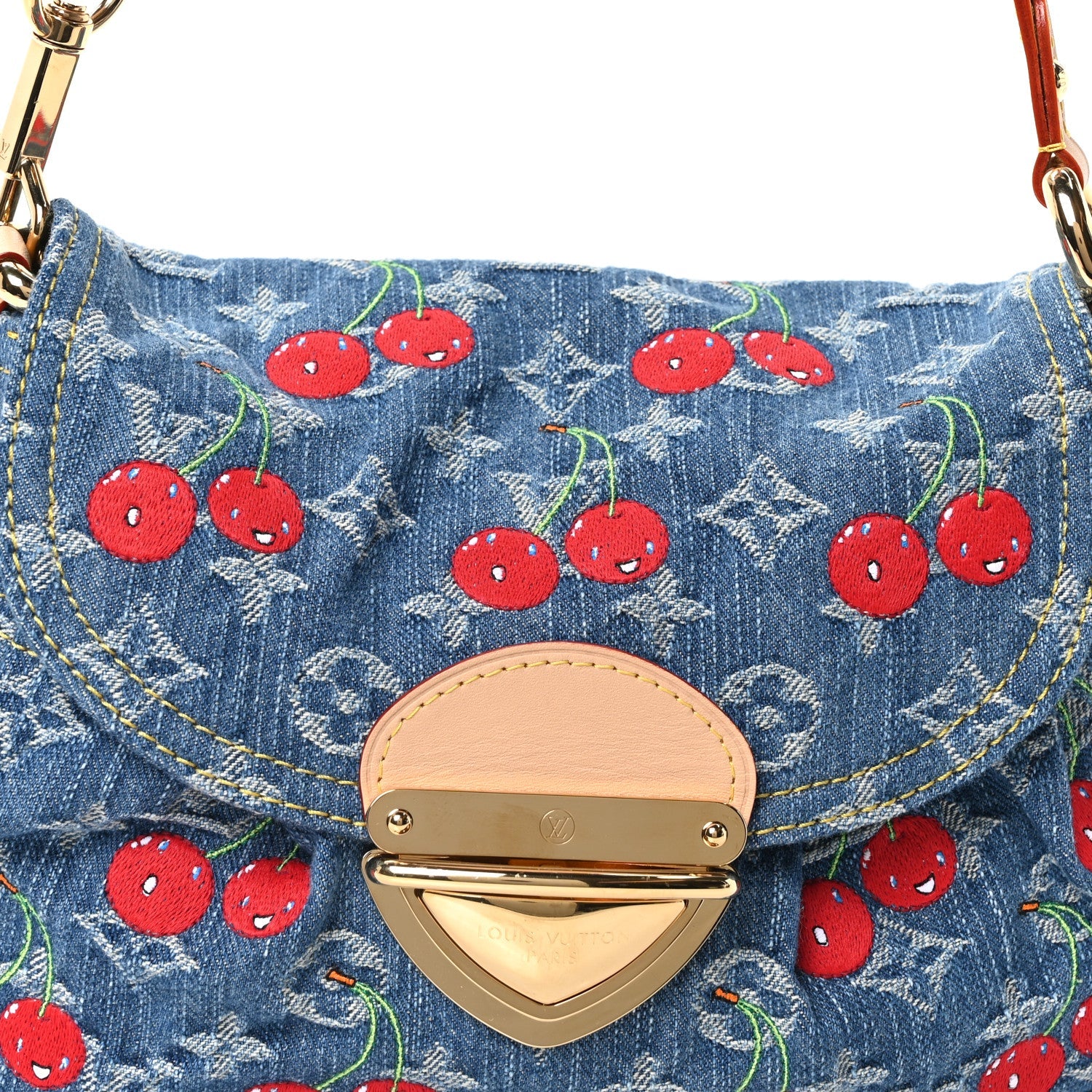 LV X TM Monogram Denim Cerises Sunset