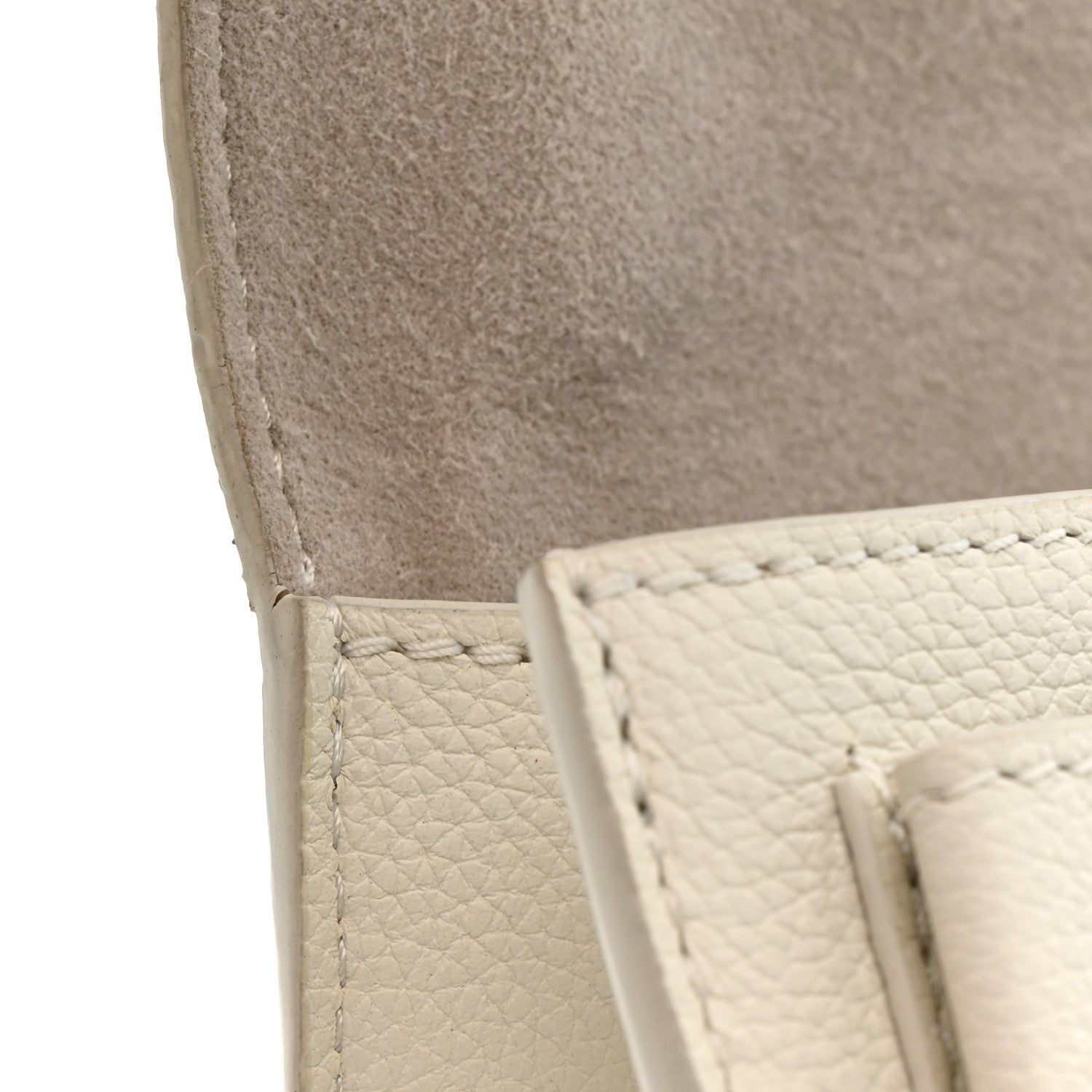 Soft Calfskin Mylockme Chain Bag BB White
