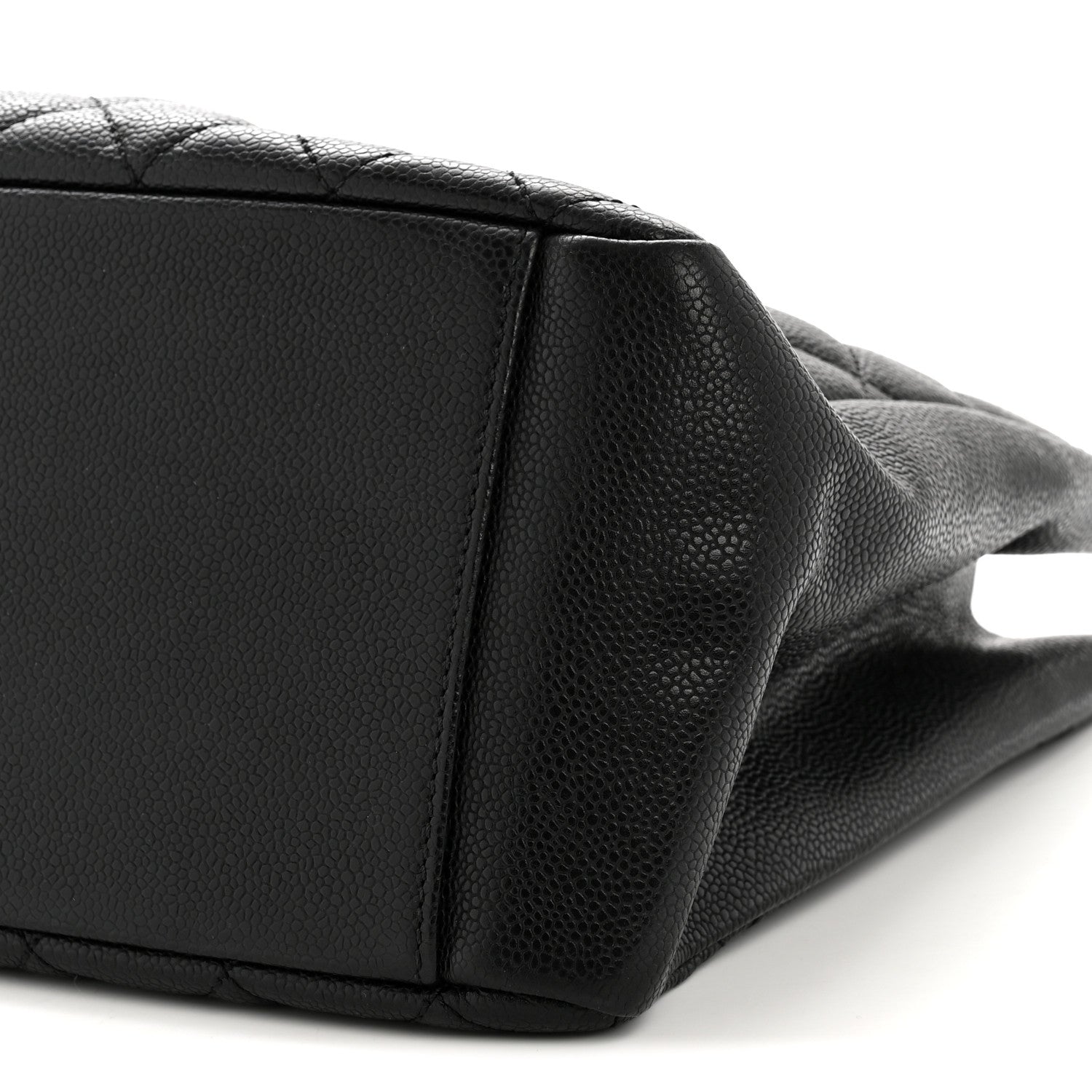 Caviar Quilted Grand Shopping Tote GST Black