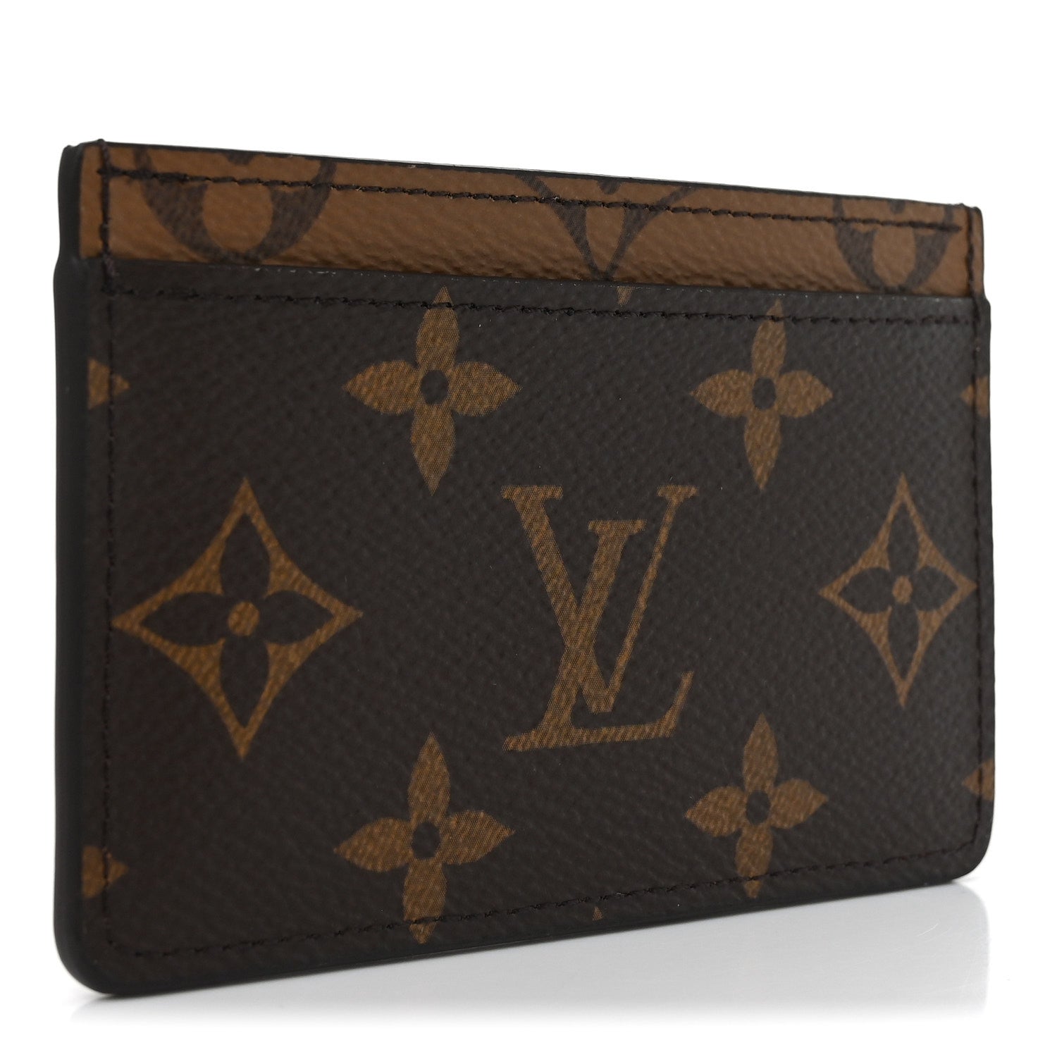 Reverse Monogram Card Holder