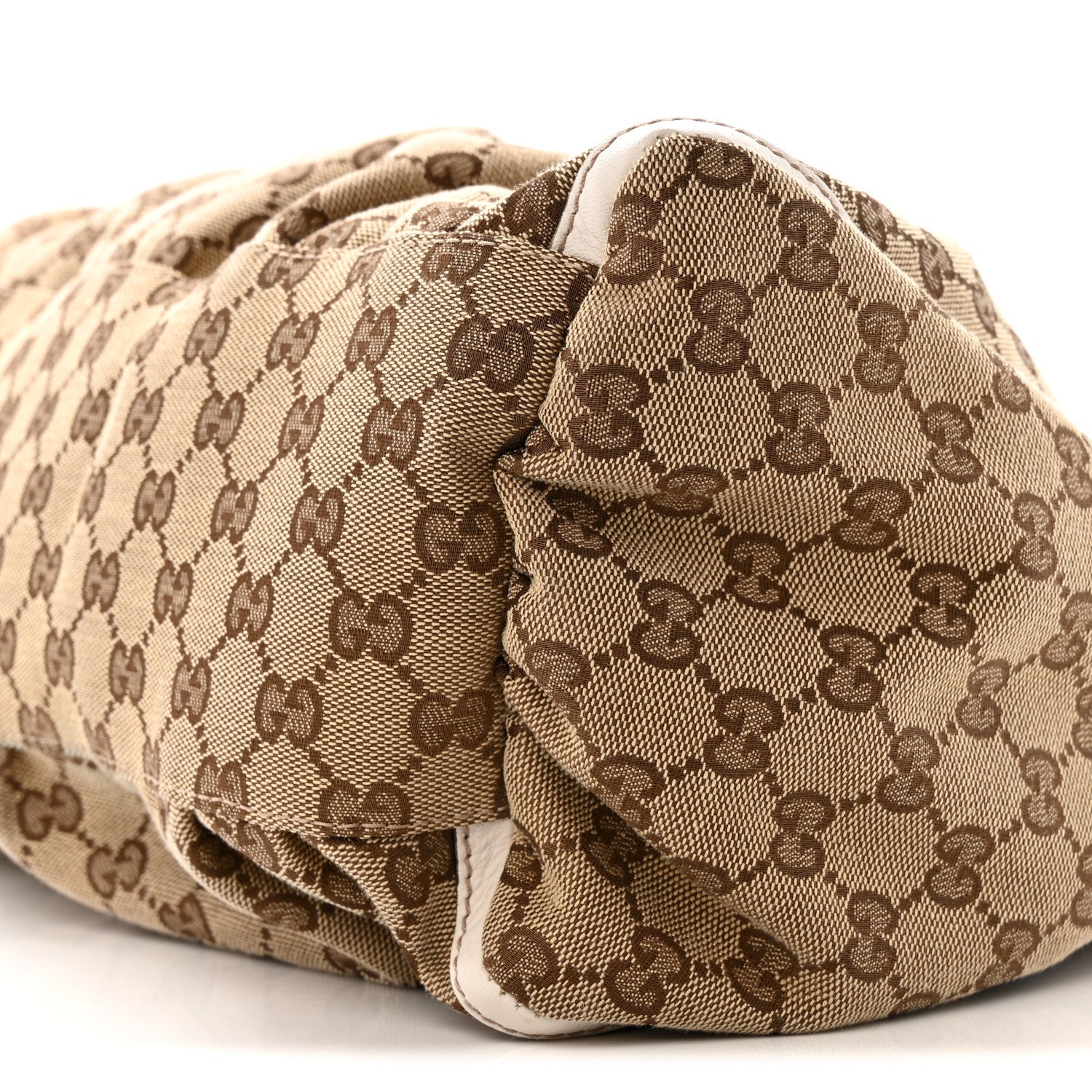 Monogram Large D Gold Hobo Off White