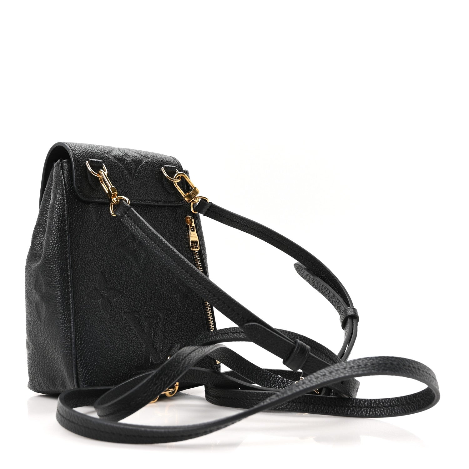 Empreinte Monogram Giant Tiny Backpack Black