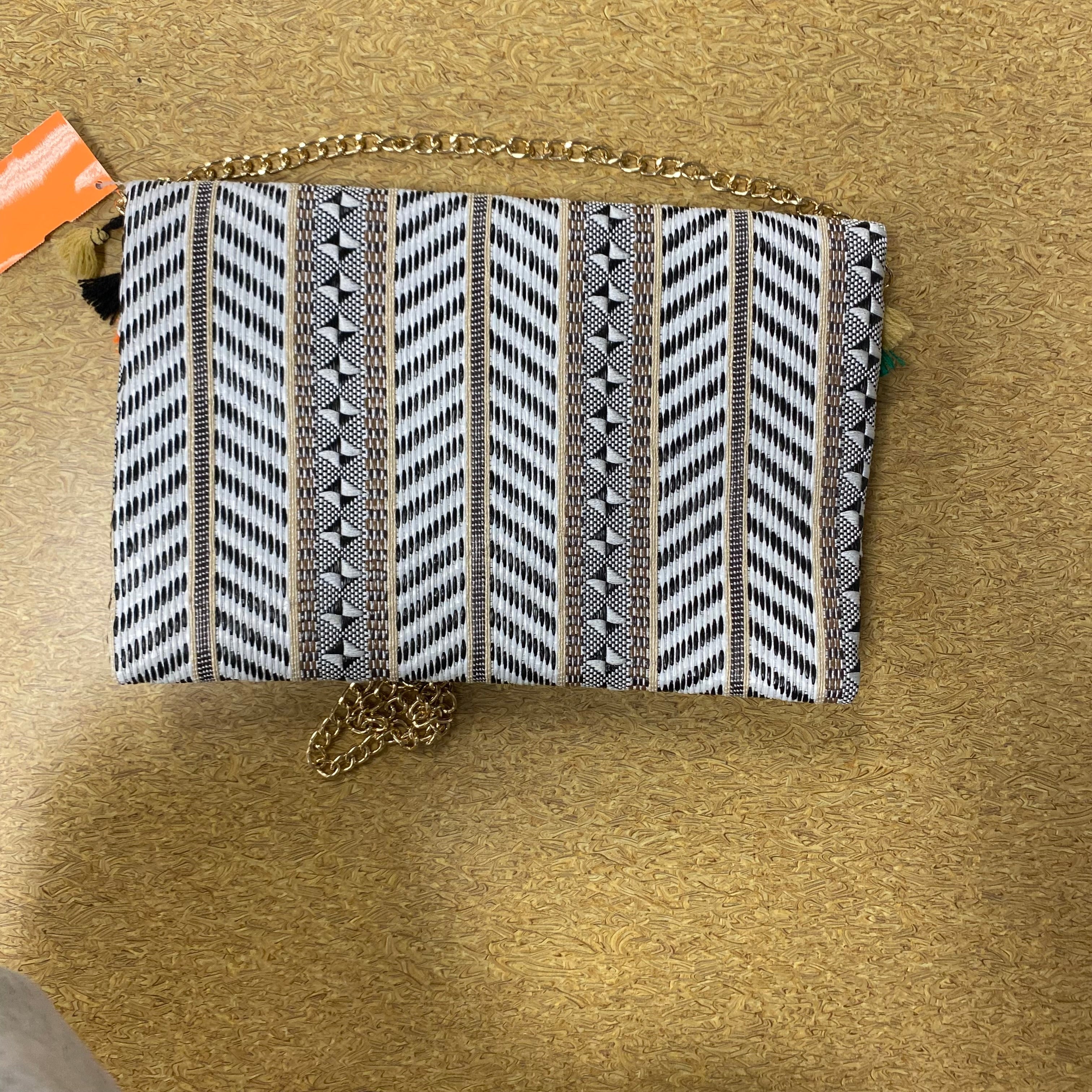 Clutch By Toni In Black & Cream, Size:Medium