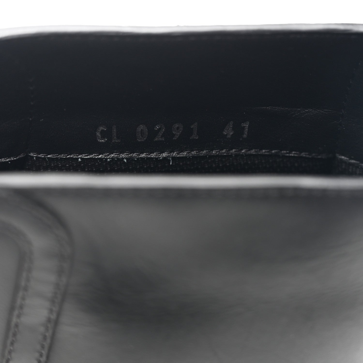Calfskin Polar Flat Ankle Boots 41 Black
