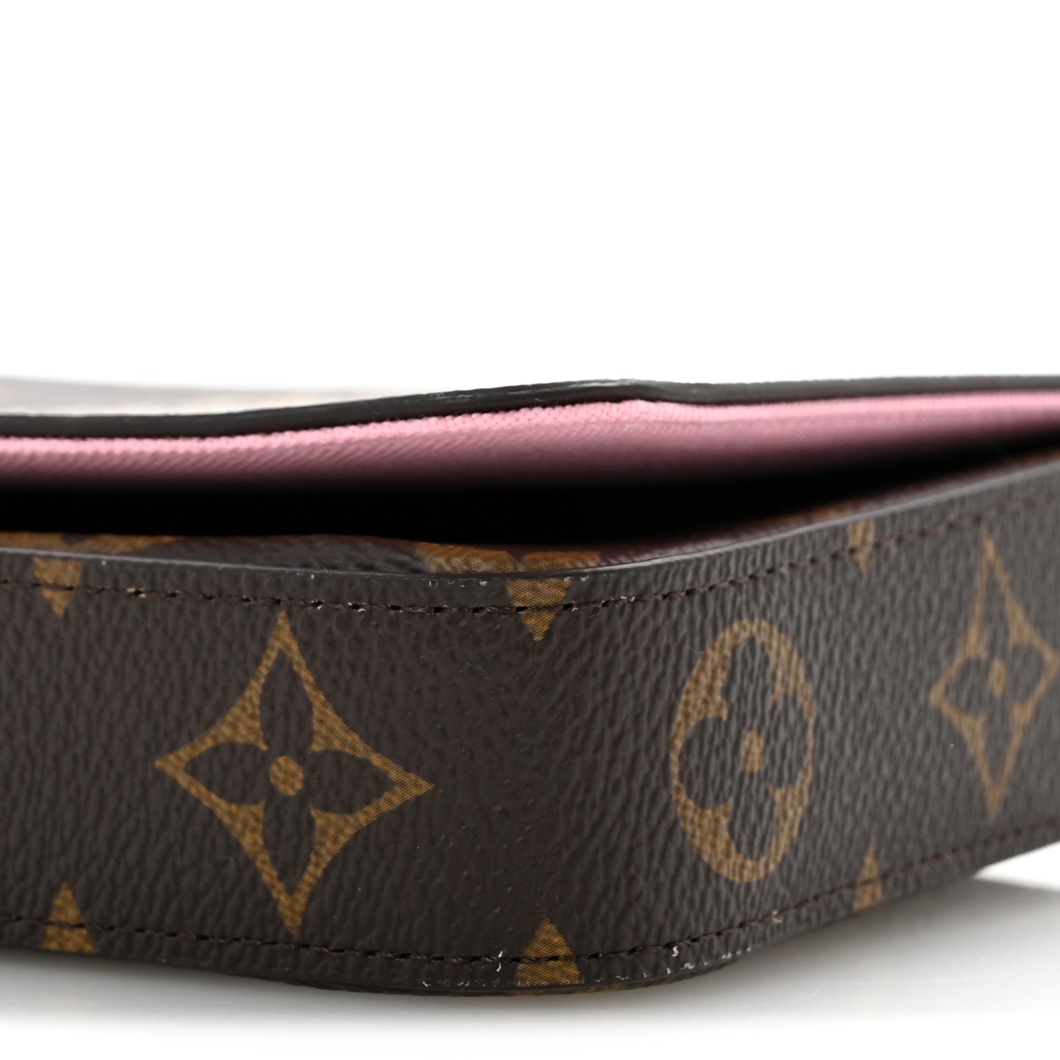 Monogram 2022 Christmas Animation Paris Pochette Felicie Chain Wallet Pink