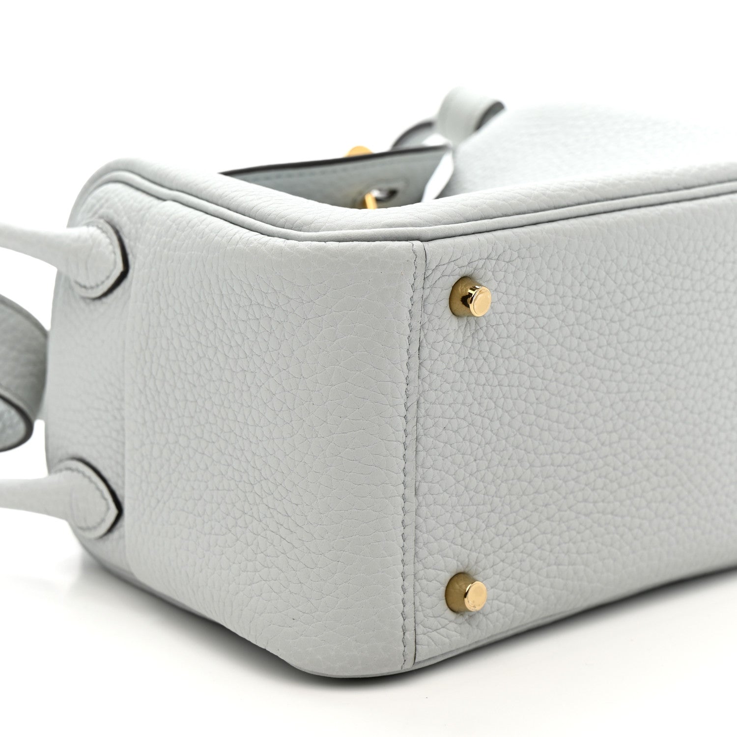 Taurillon Clemence Mini Lindy 20 Bleu Pale