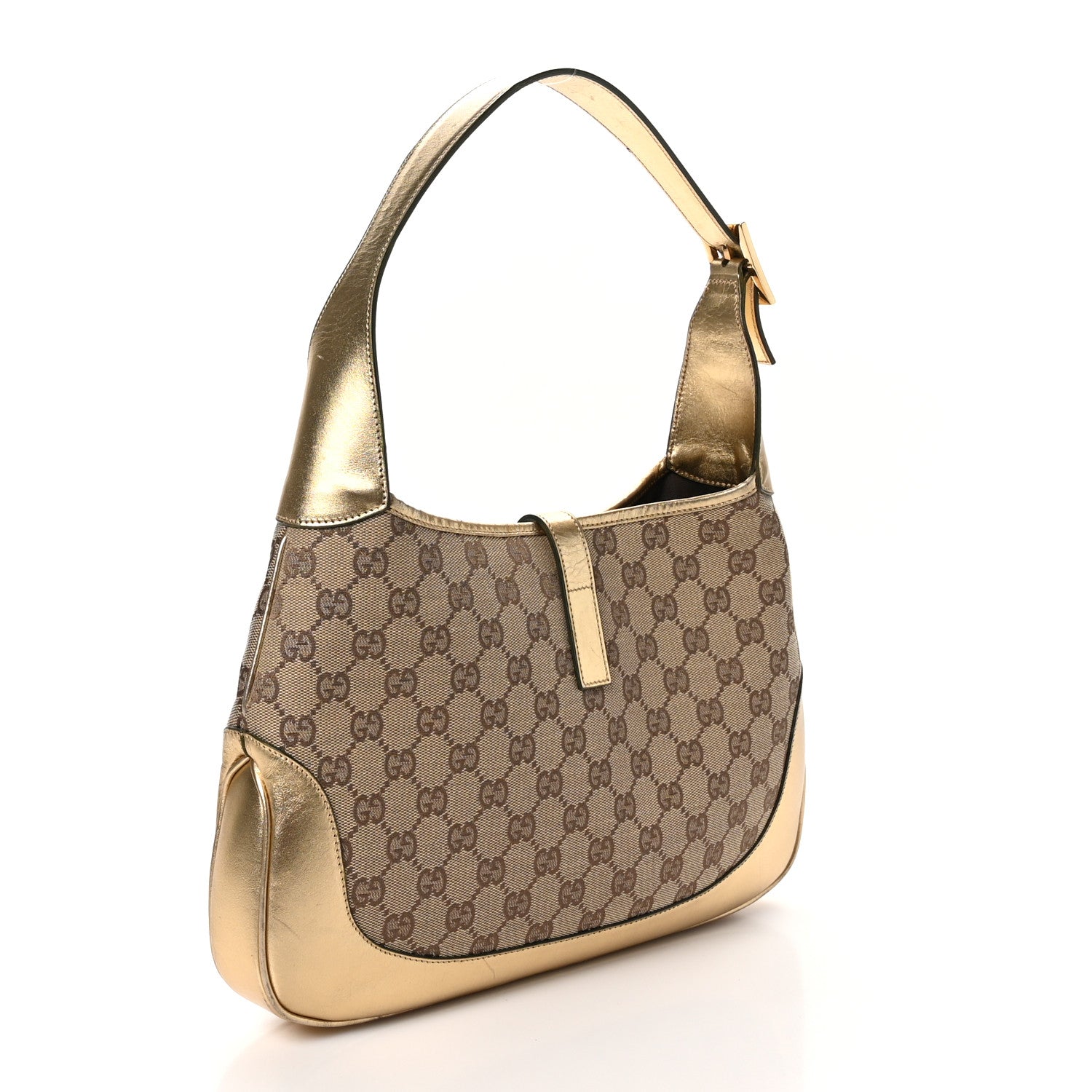 Monogram Jackie O Hobo Beige Gold