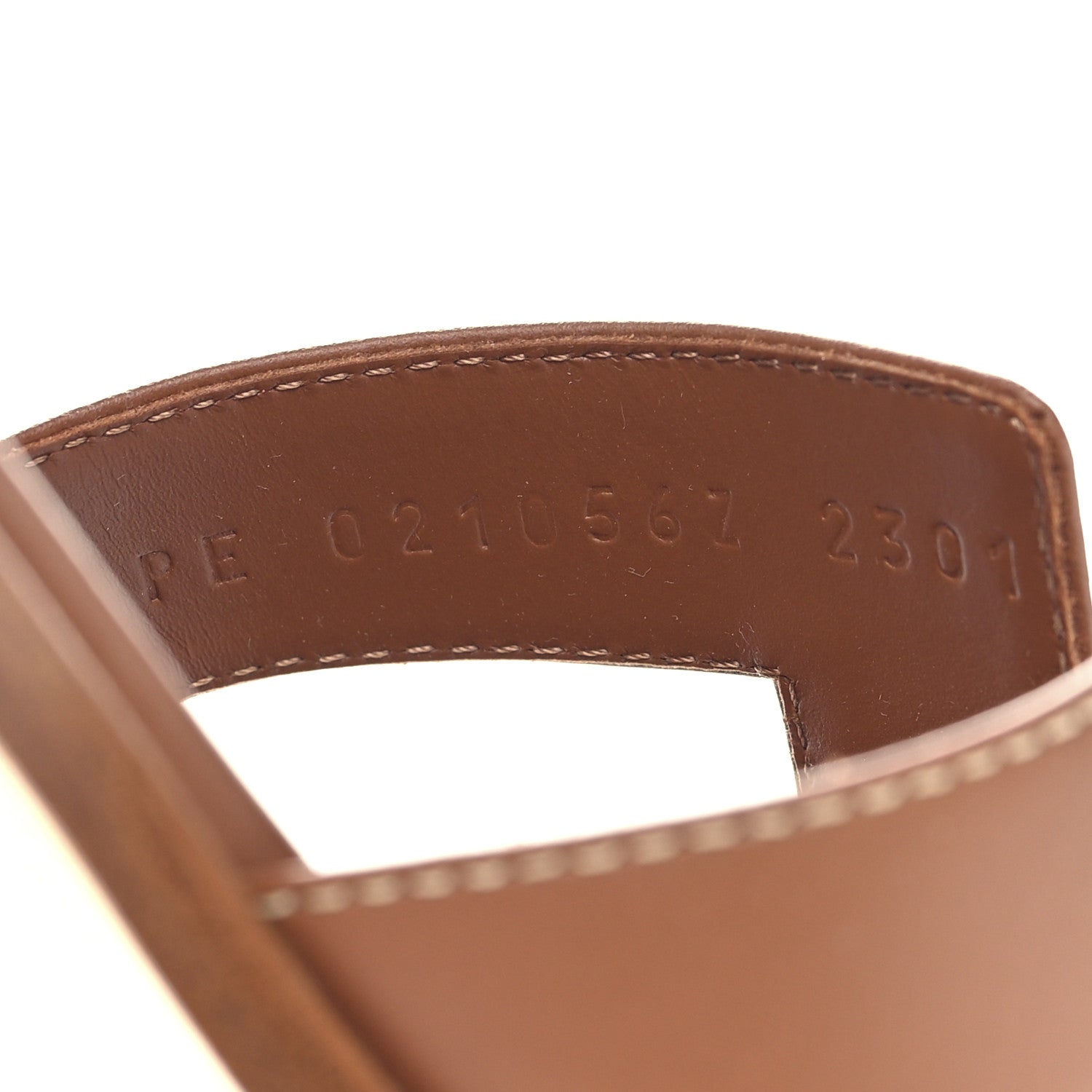 Box Calfskin Oran Sandals 38 Gold