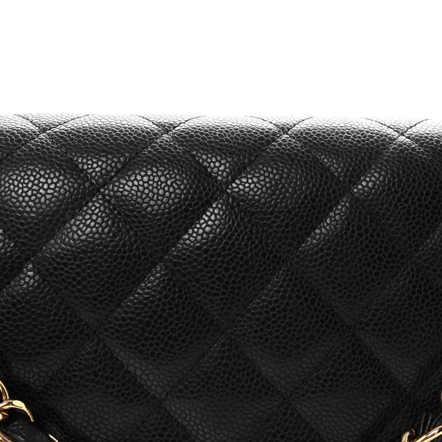 Caviar Quilted Maxi Double Flap Black