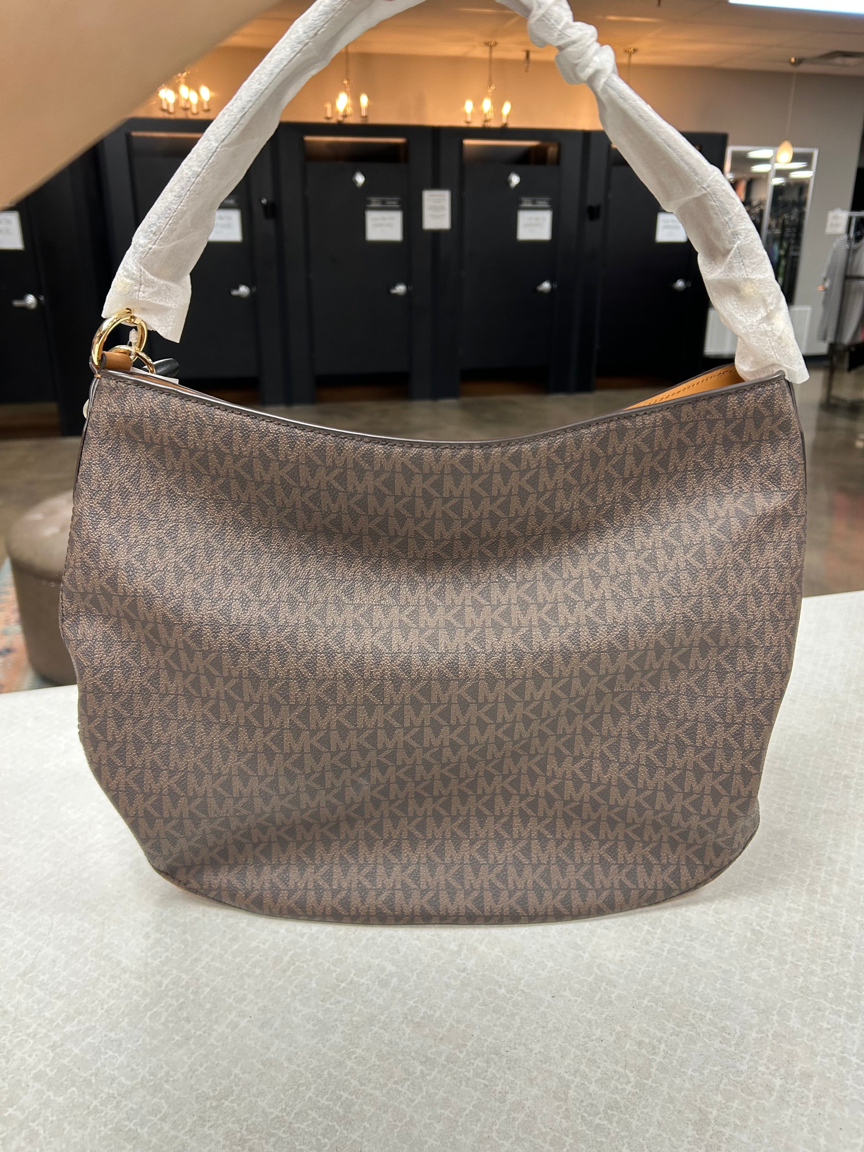 Handbag Designer By Michael Kors In Brown, Size:Medium