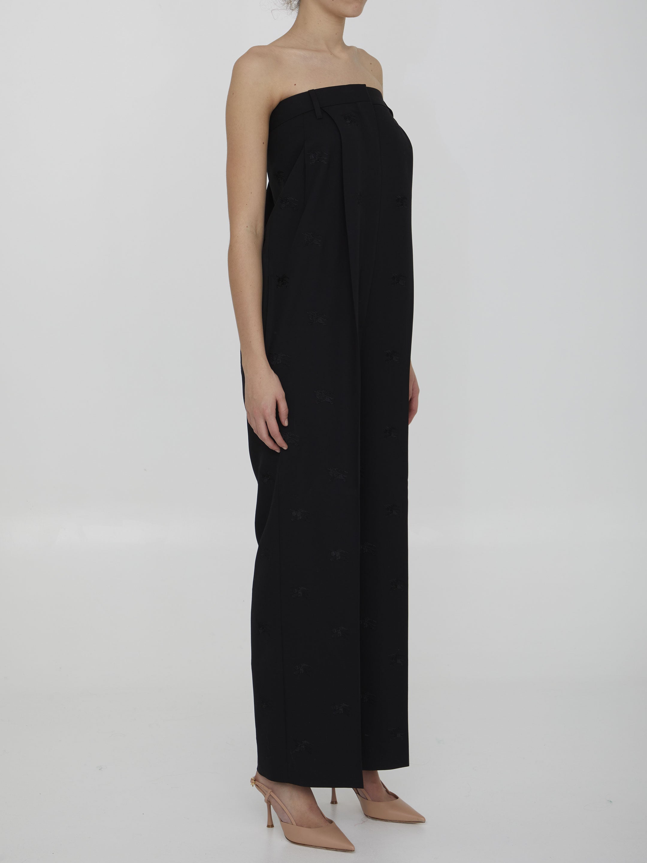 tailored wool jumpsuit