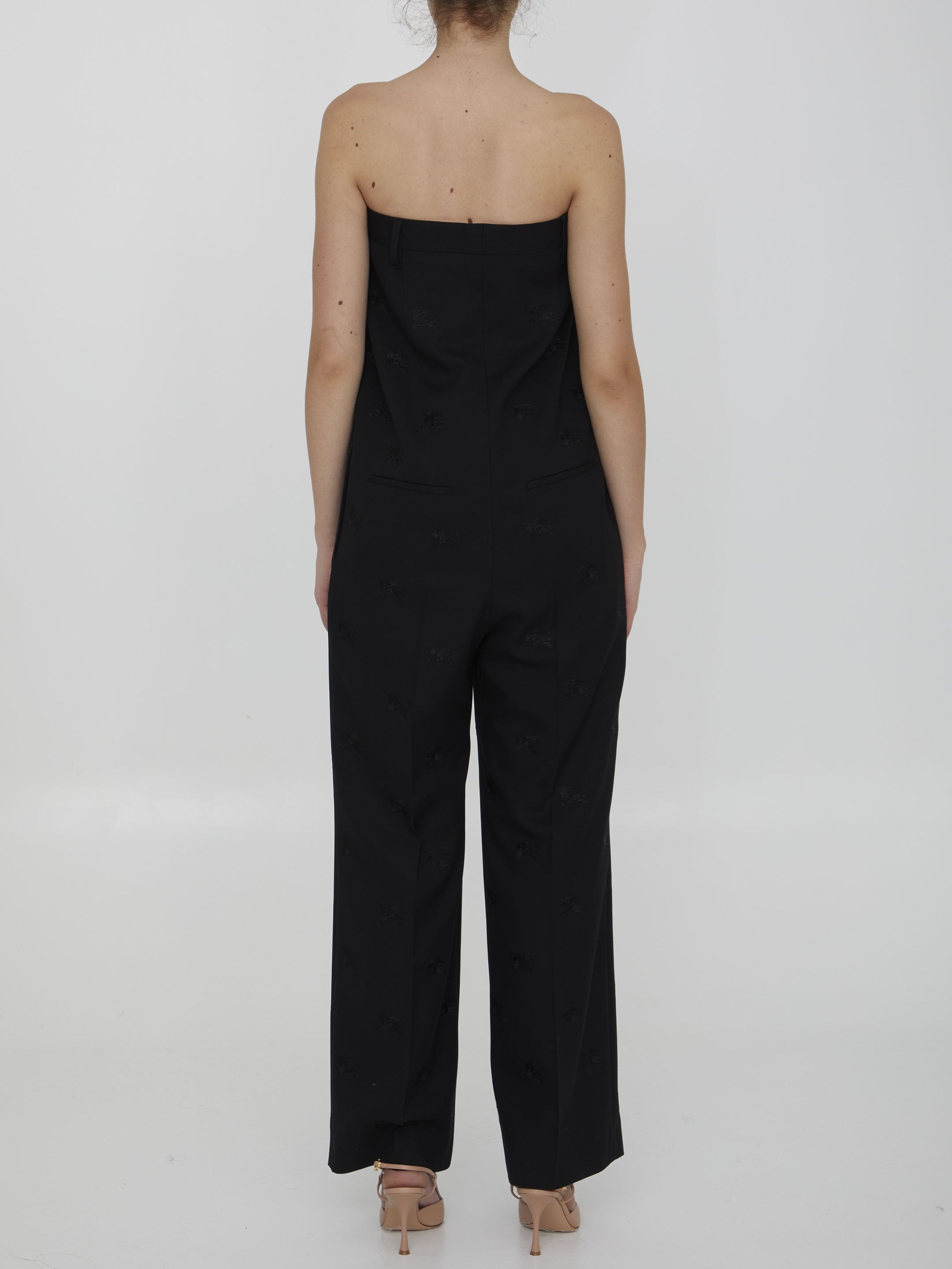 tailored wool jumpsuit