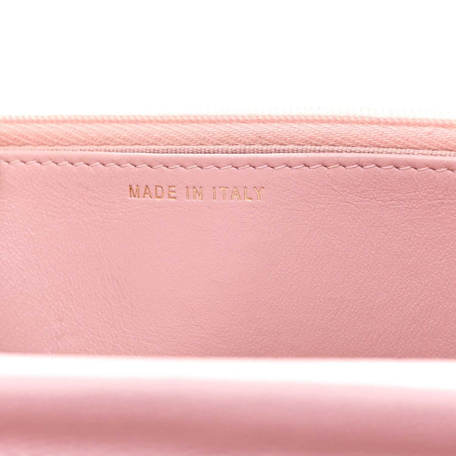Caviar Quilted Studded CC Wallet on Chain WOC Light Pink