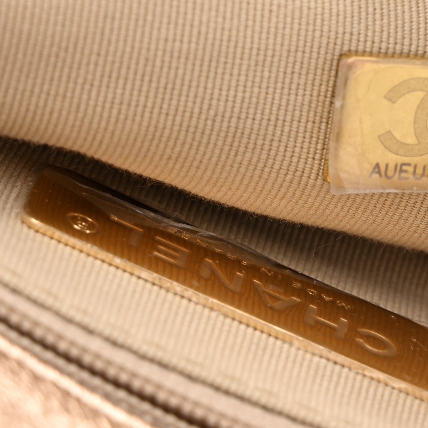 Metallic Lambskin Quilted Medium Chanel 19 Flap Gold