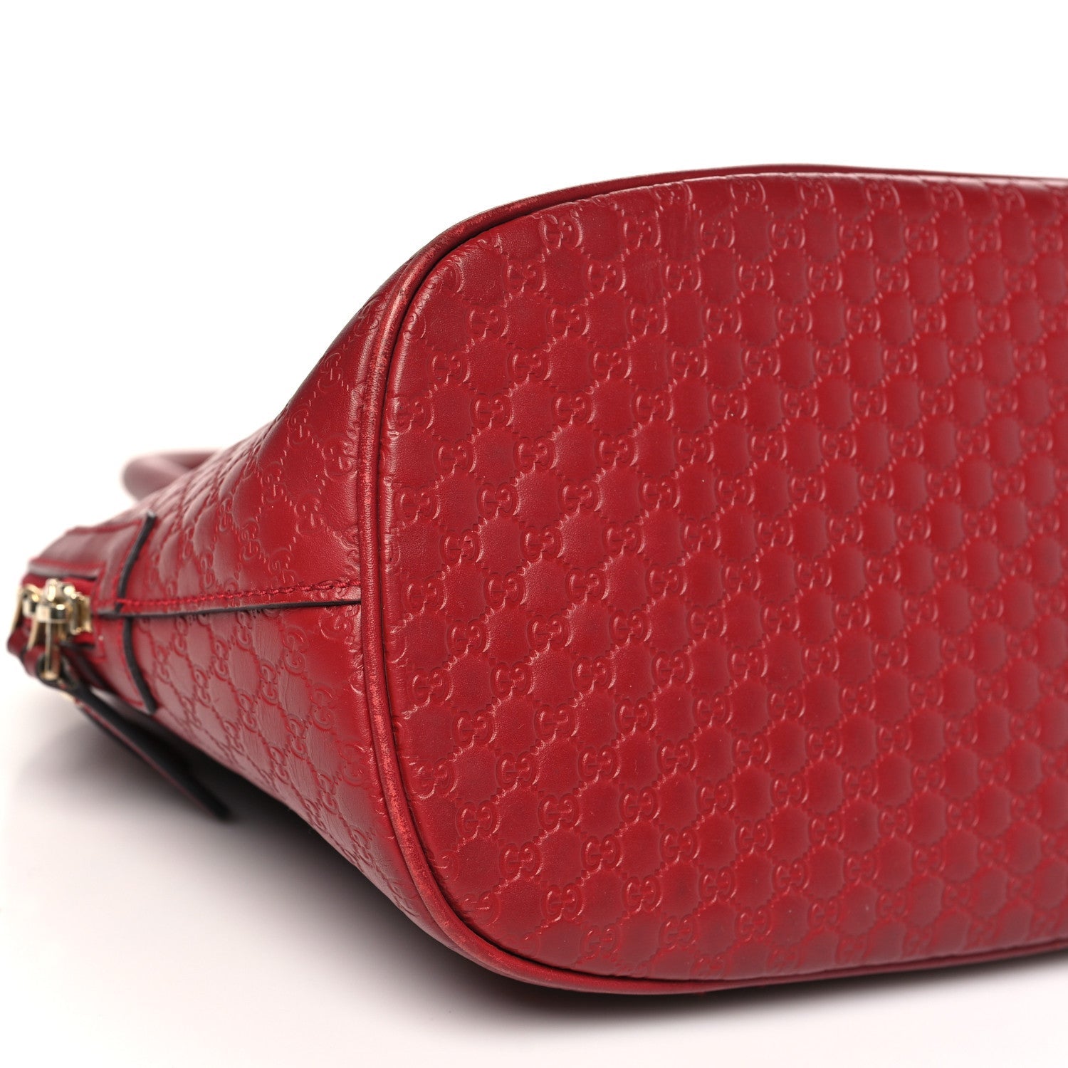 Microguccissima Medium Dome Bag Red
