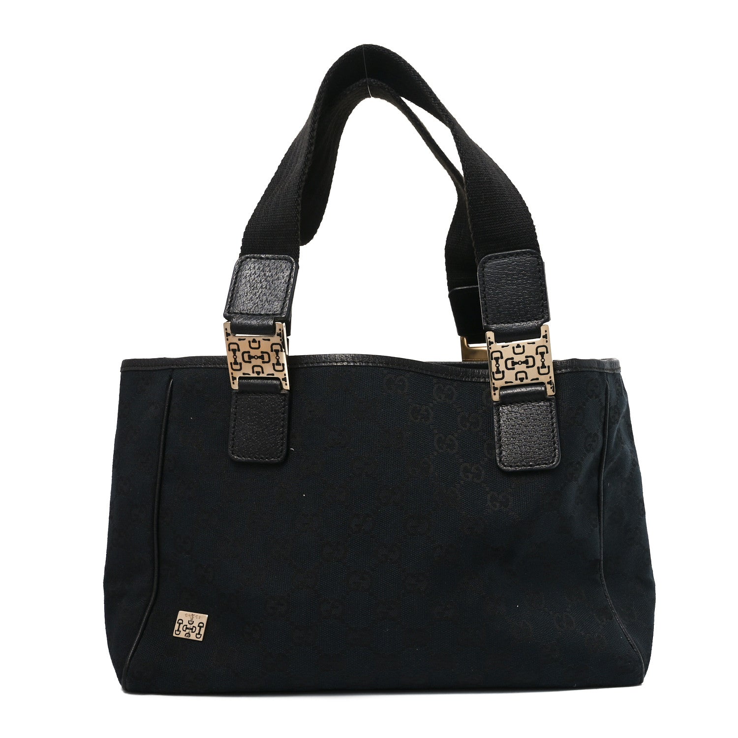 GG Monogram Pop Tote Black