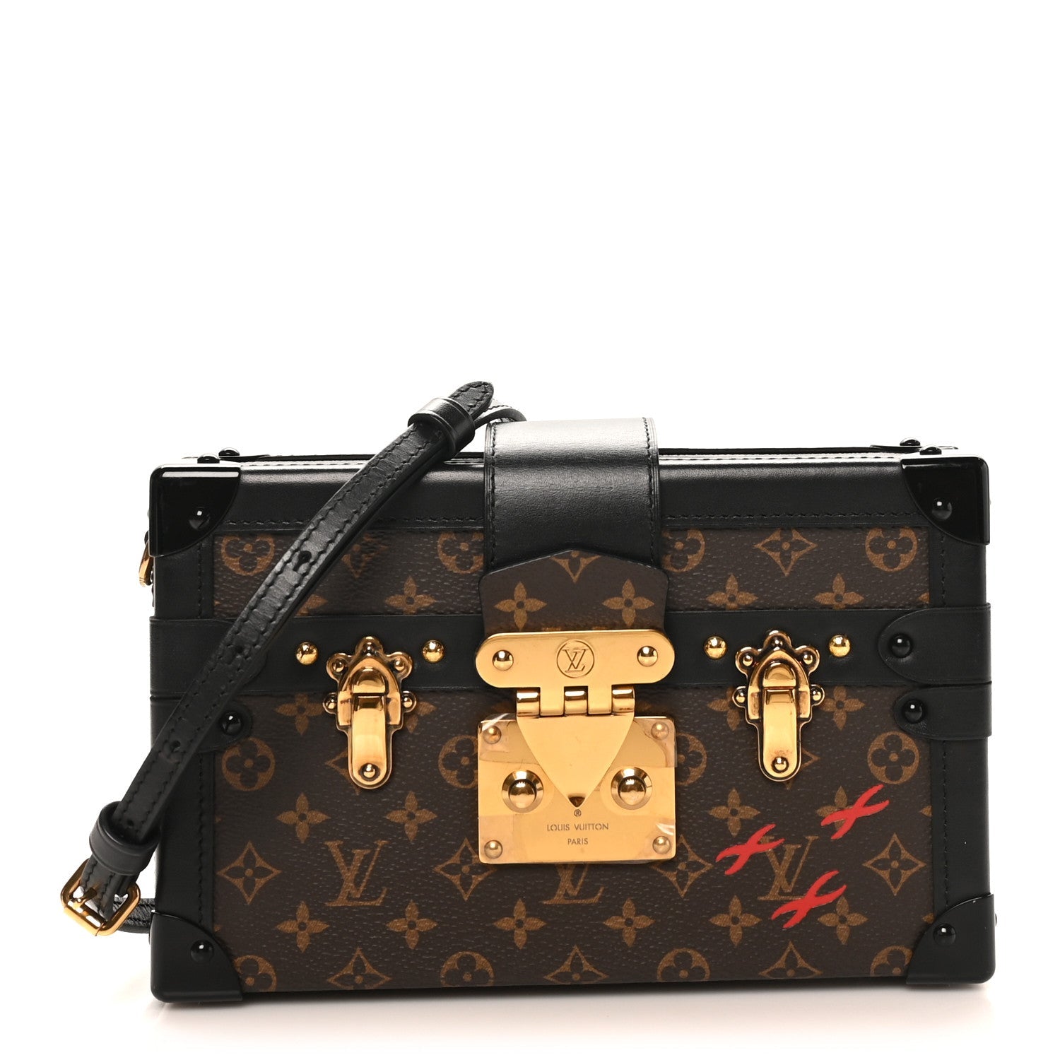 Monogram Petite Malle Black