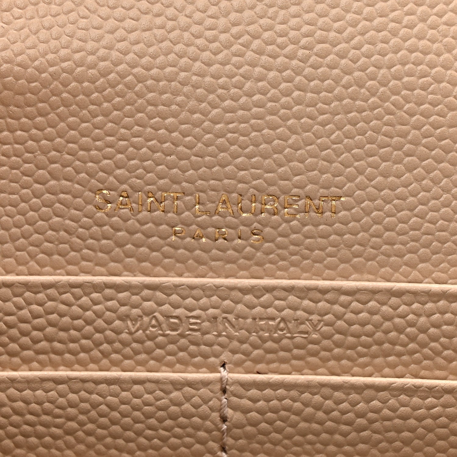 Grain De Poudre Matelasse Chevron Monogram Envelope Chain Wallet Nude Powder