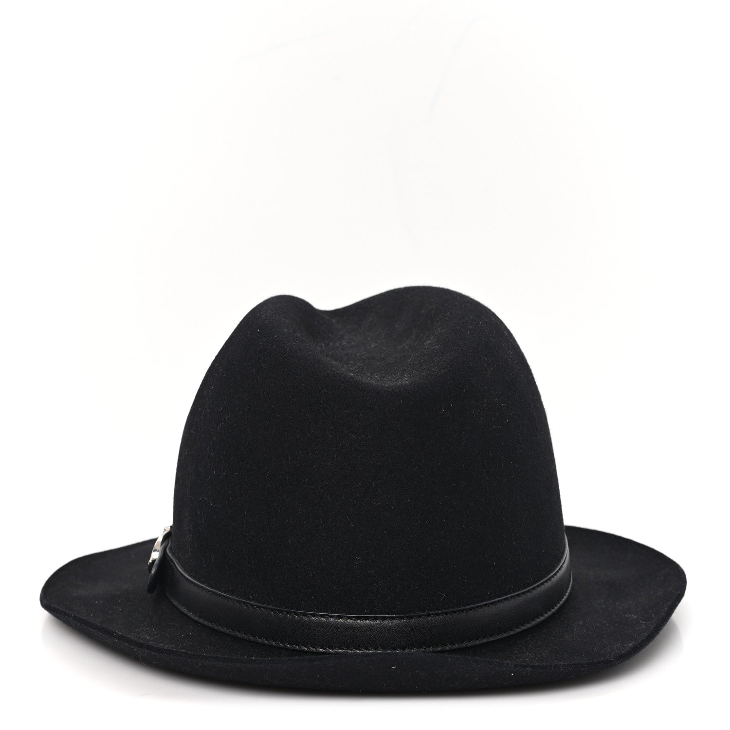 Felt Horsebit Hat L Black