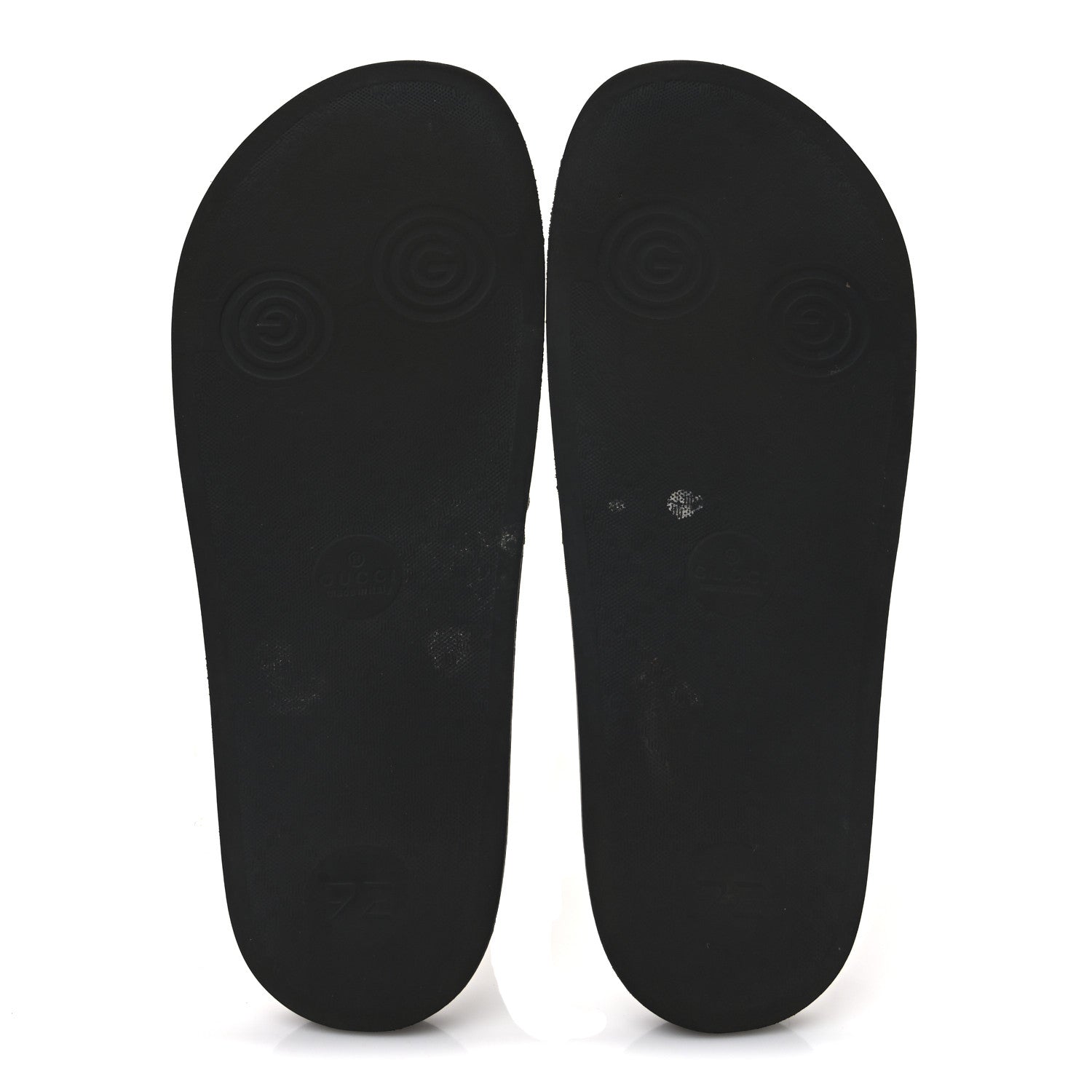 GG Supreme Monogram Fake/Not Mens Slide Sandals 11 Beige Ebony