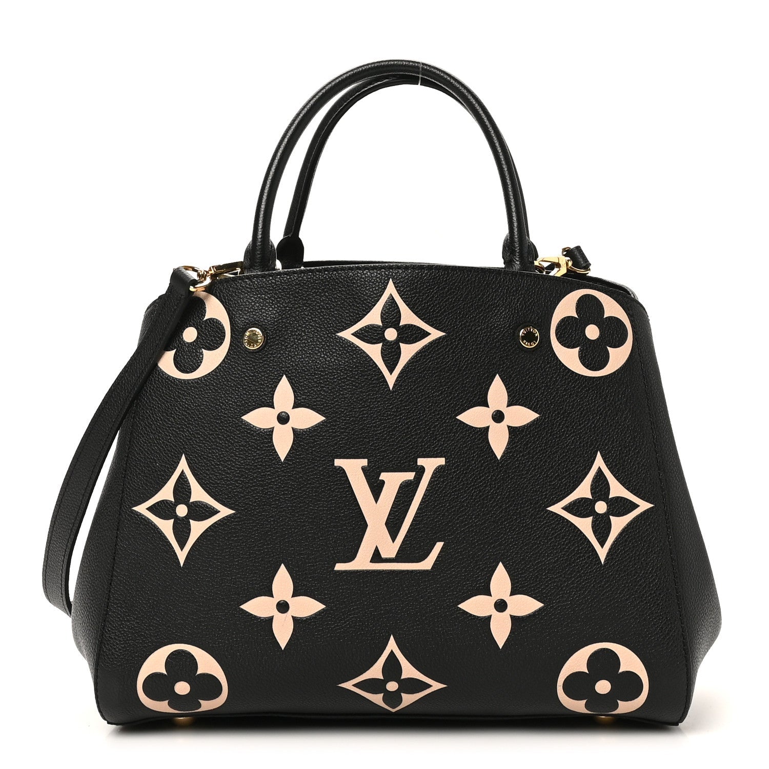 Empreinte Monogram Giant Montaigne MM Black Beige