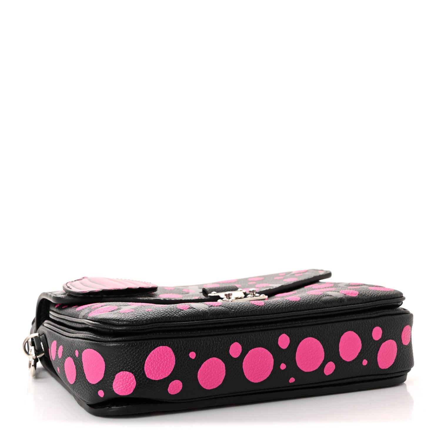 LV x YK Empreinte Monogram Giant Pochette Metis Black Fuchsia