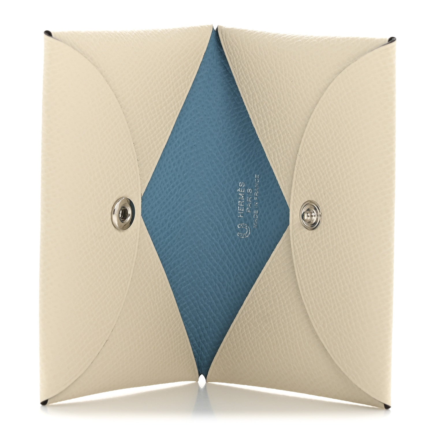 Epsom Horseshoe Calvi Card Case Craie