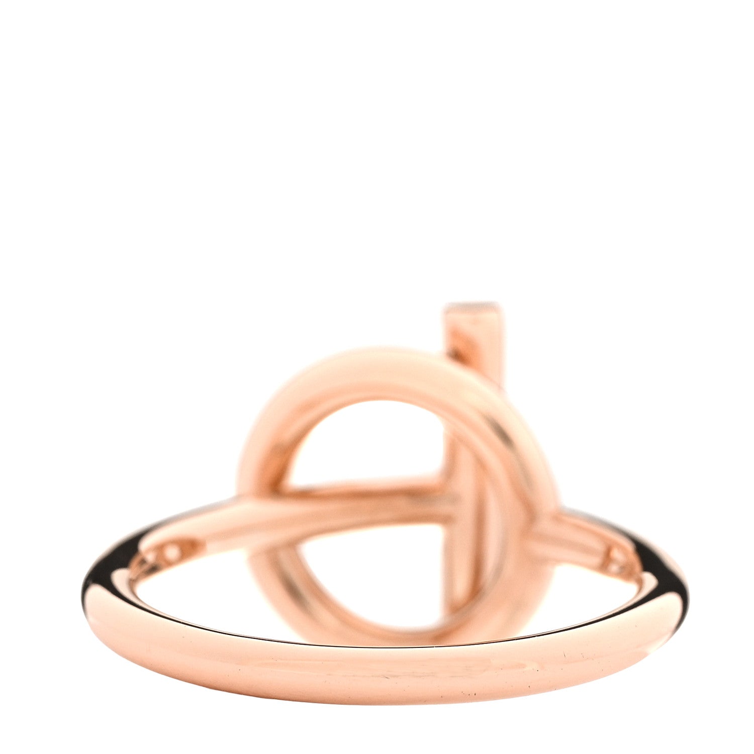 18K Rose Gold Diamond PM Echappee Ring 52 6