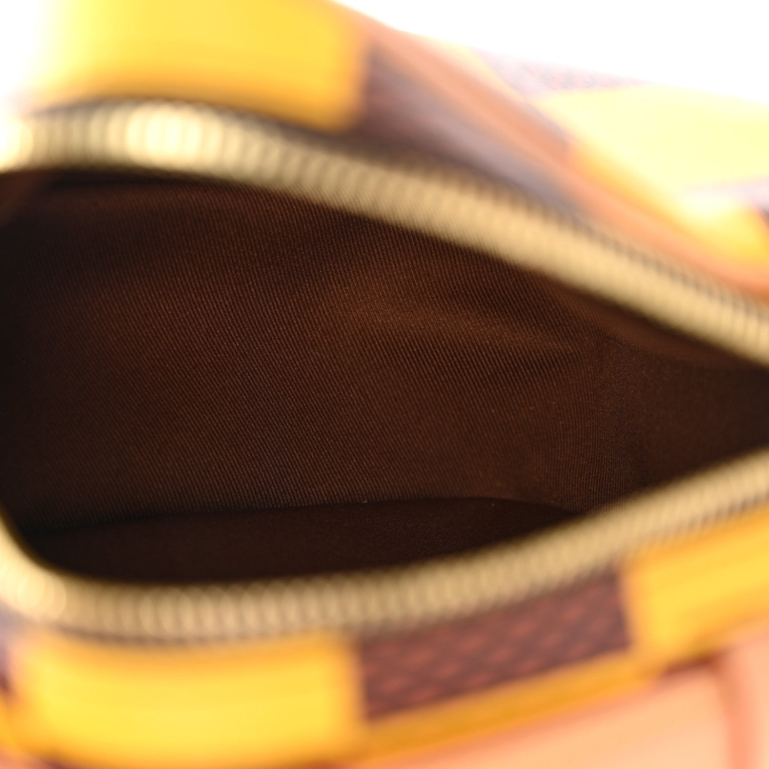 Damier Pop Chess Messenger Jaune Mat
