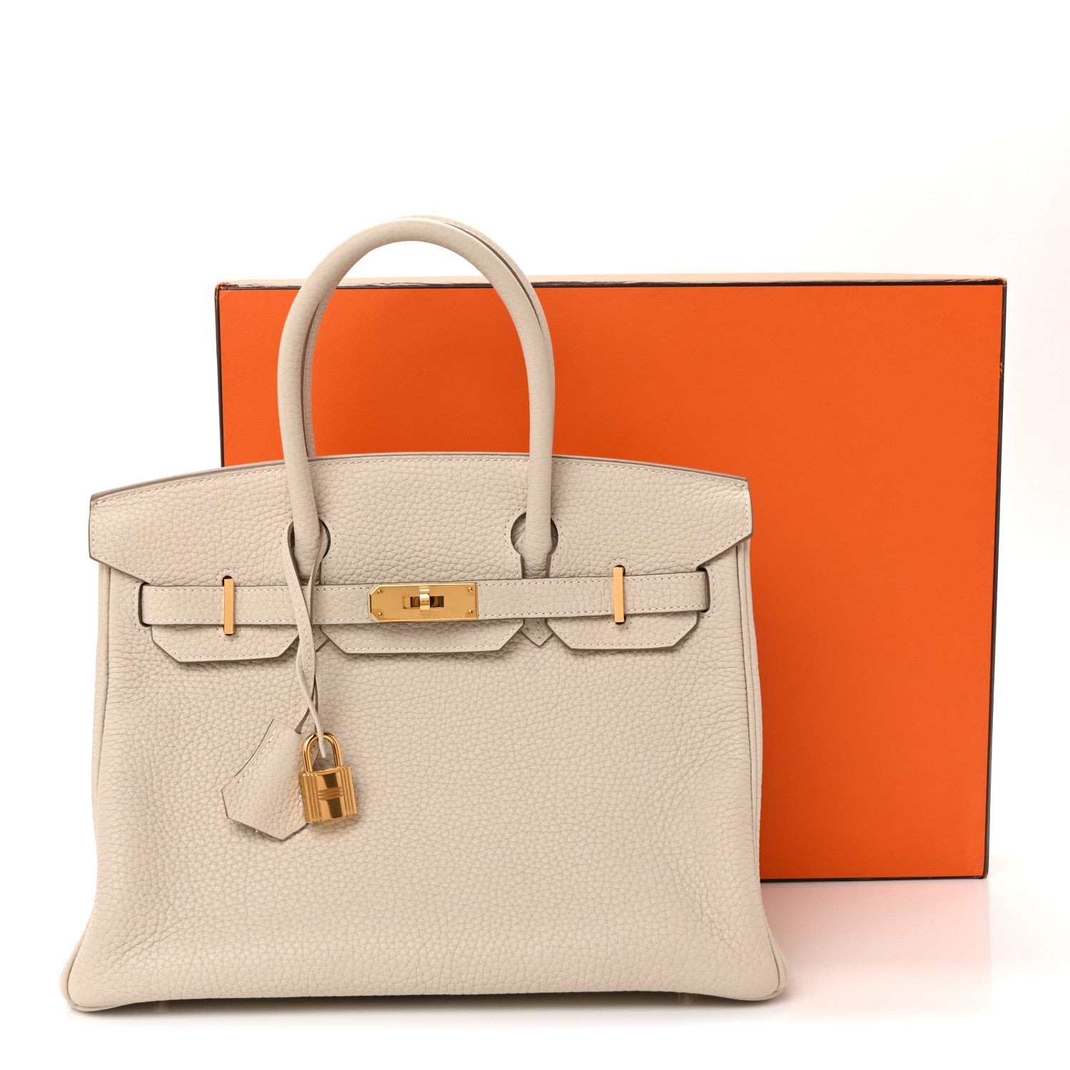Taurillon Clemence Birkin 30 Craie