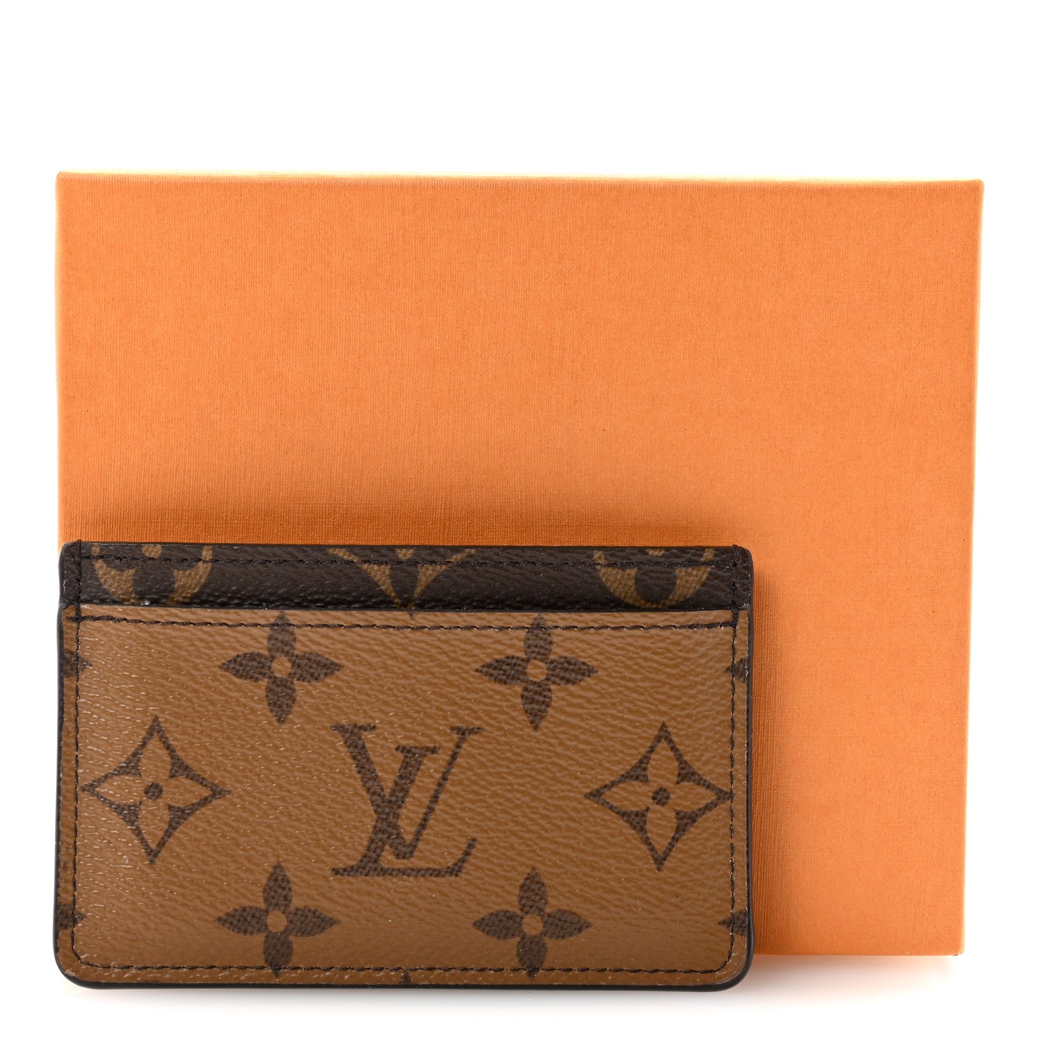 Reverse Monogram Card Holder