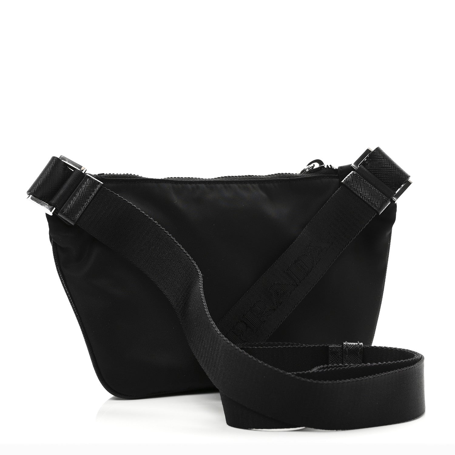 Re-Nylon Saffiano Belt Bag Black
