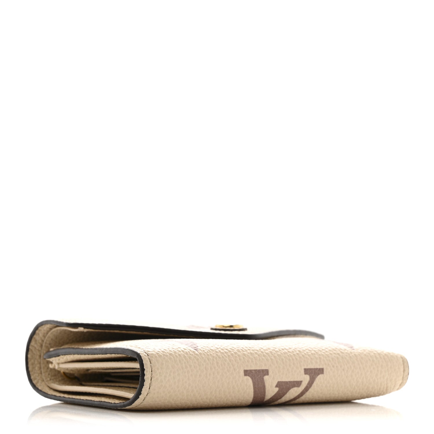Empreinte Monogram Giant Victorine Wallet Creme Bois De Rose