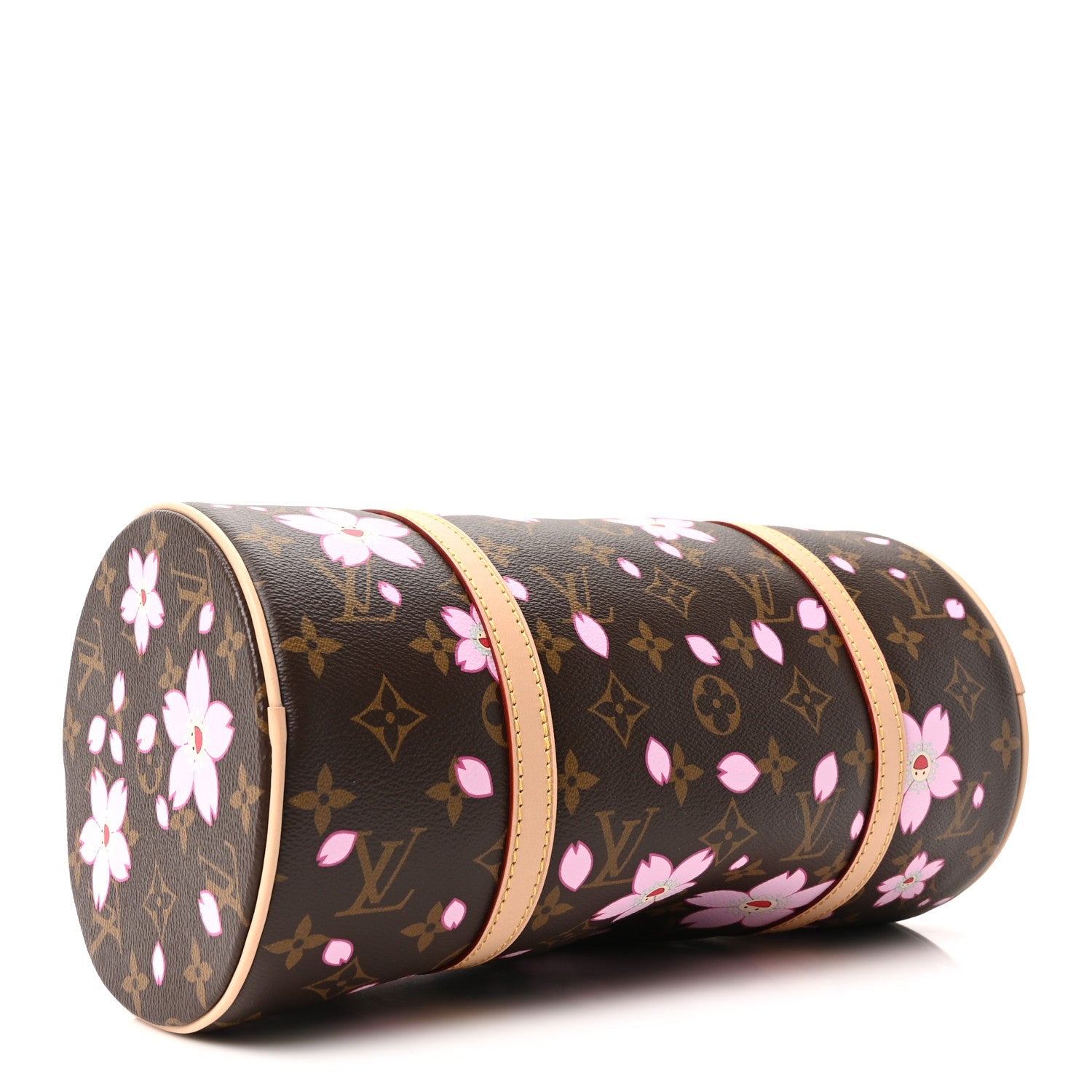 LV X TM Monogram Cherry Blossom Papillon Sakura Brown